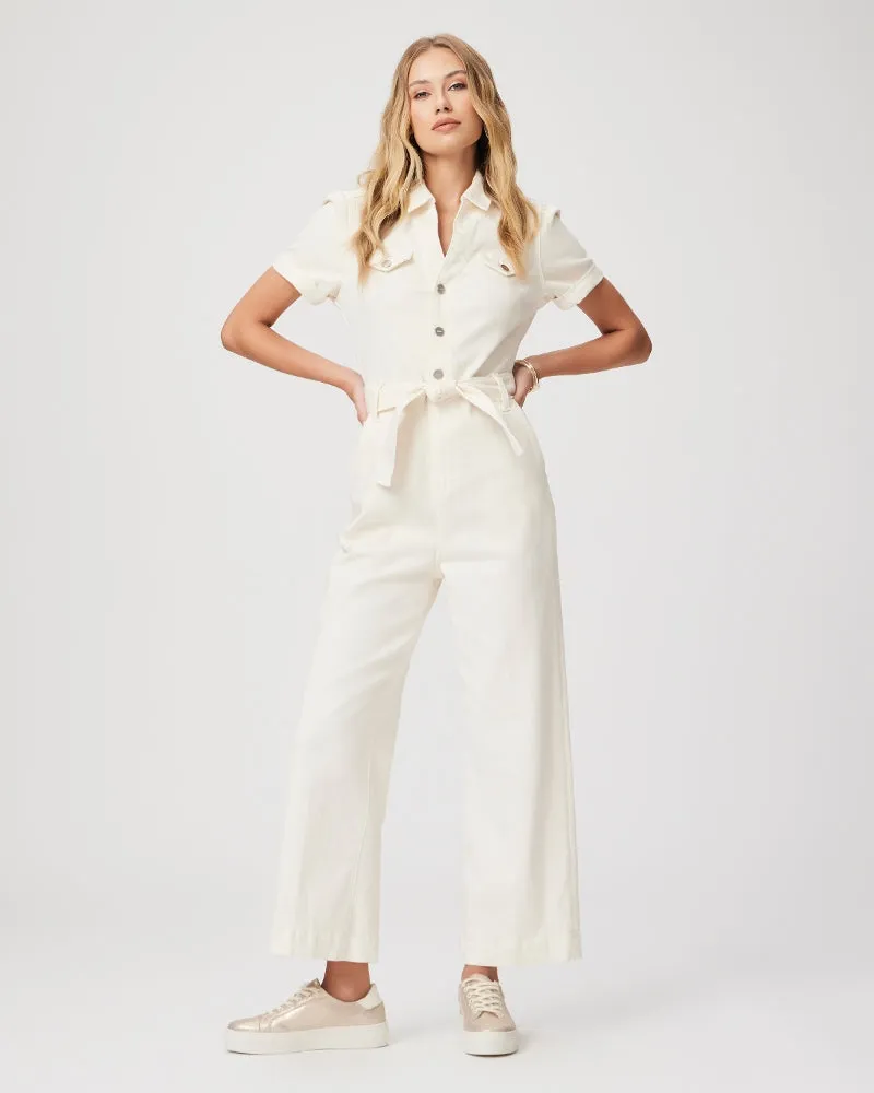 Anessa Shortsleeve Jumpsuit - Quartz Sand
