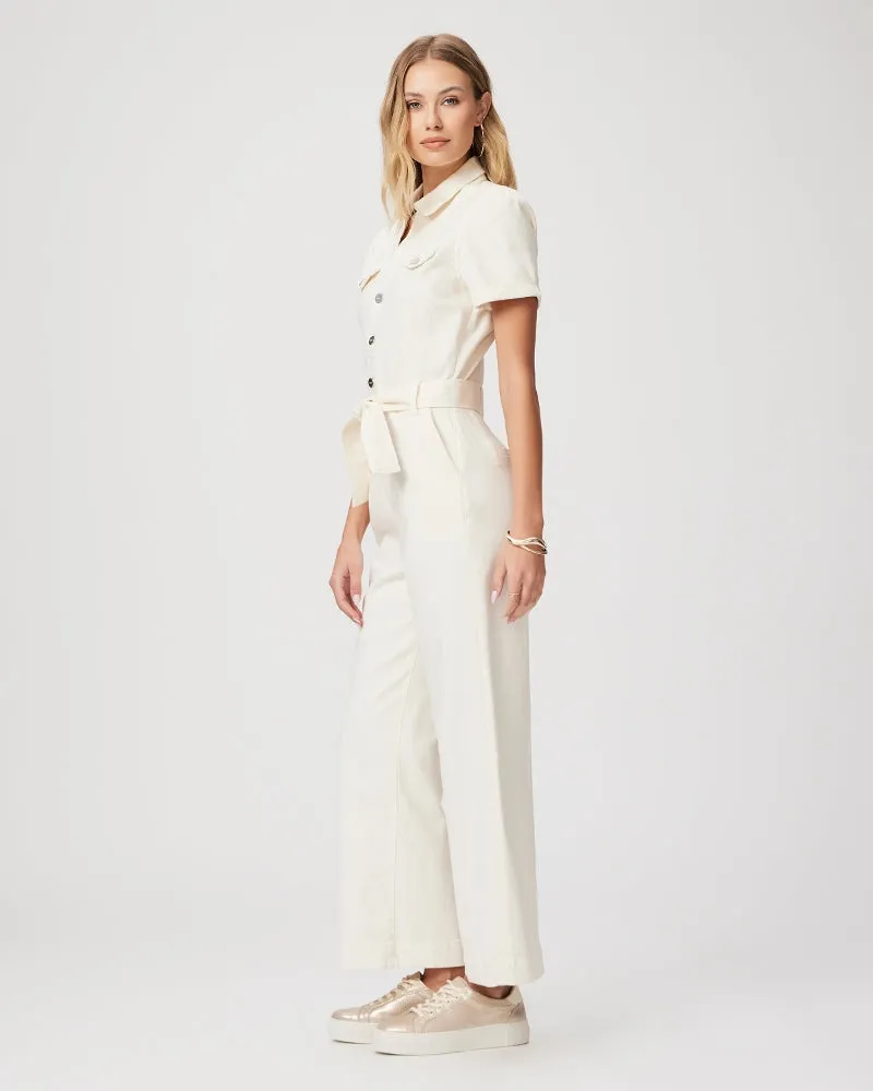 Anessa Shortsleeve Jumpsuit - Quartz Sand