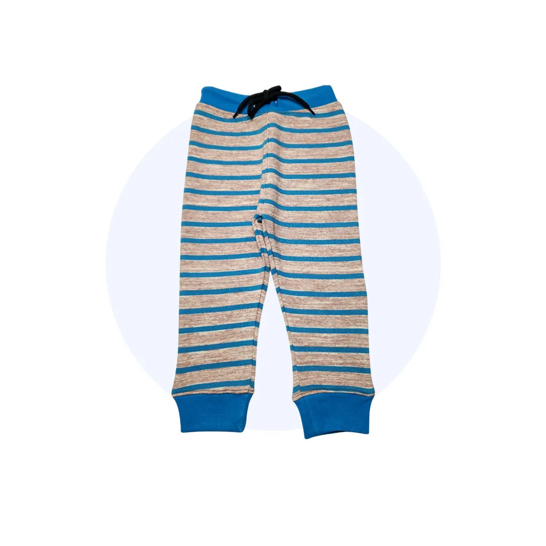 Blue Stripe Fleece Tracksuit