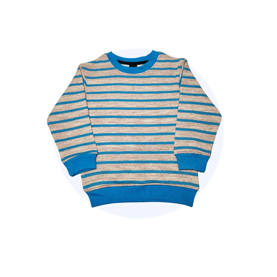 Blue Stripe Fleece Tracksuit