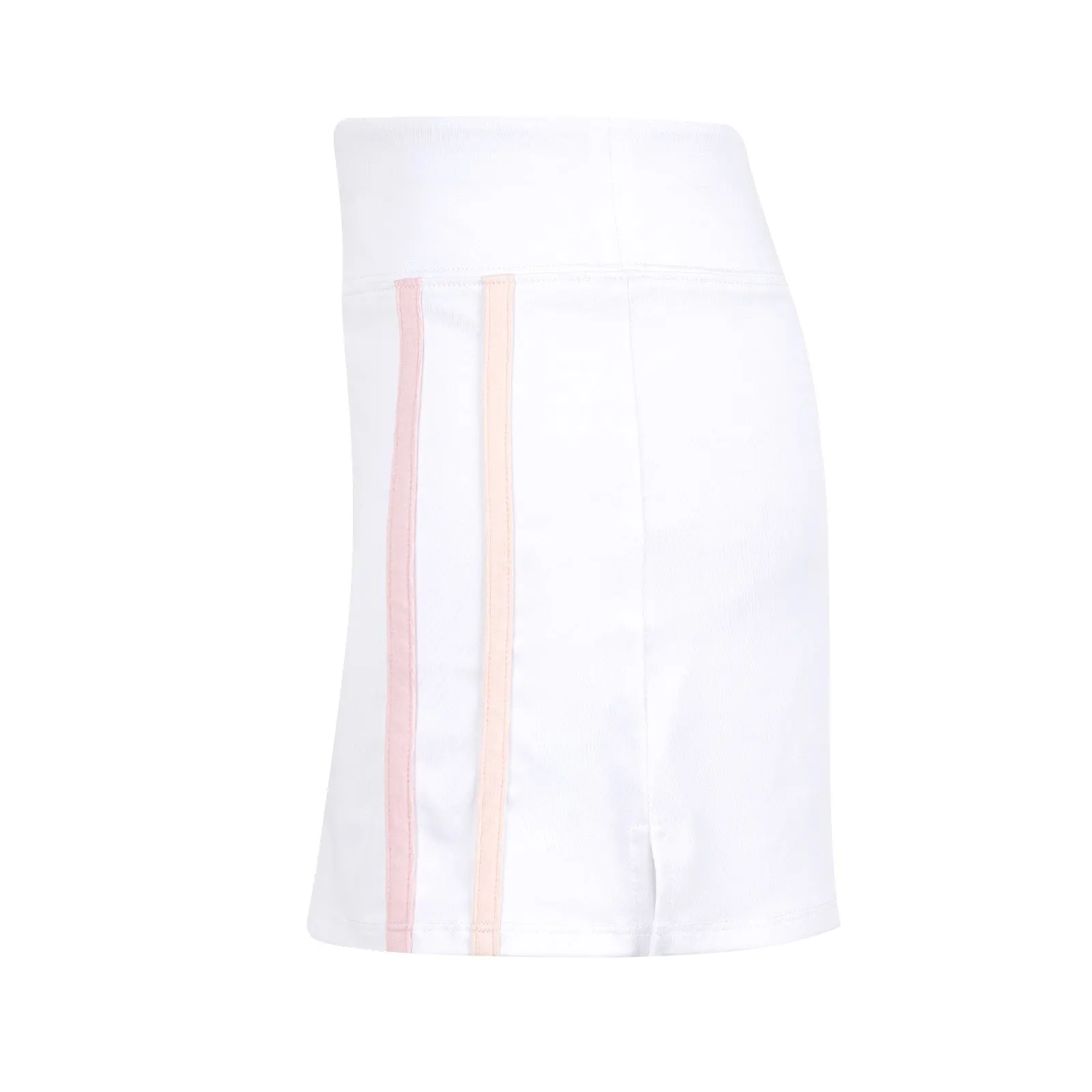 Carnival Lights White Racer Stripe Skirt