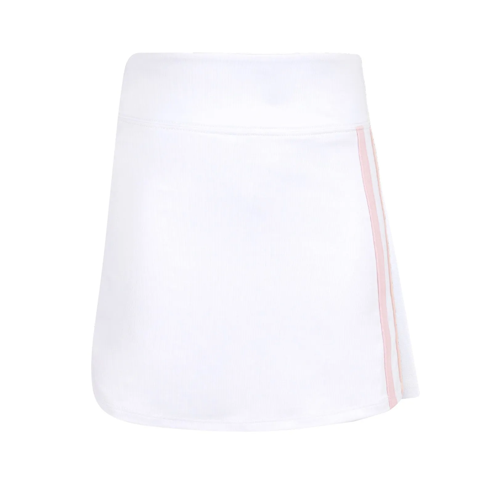 Carnival Lights White Racer Stripe Skirt