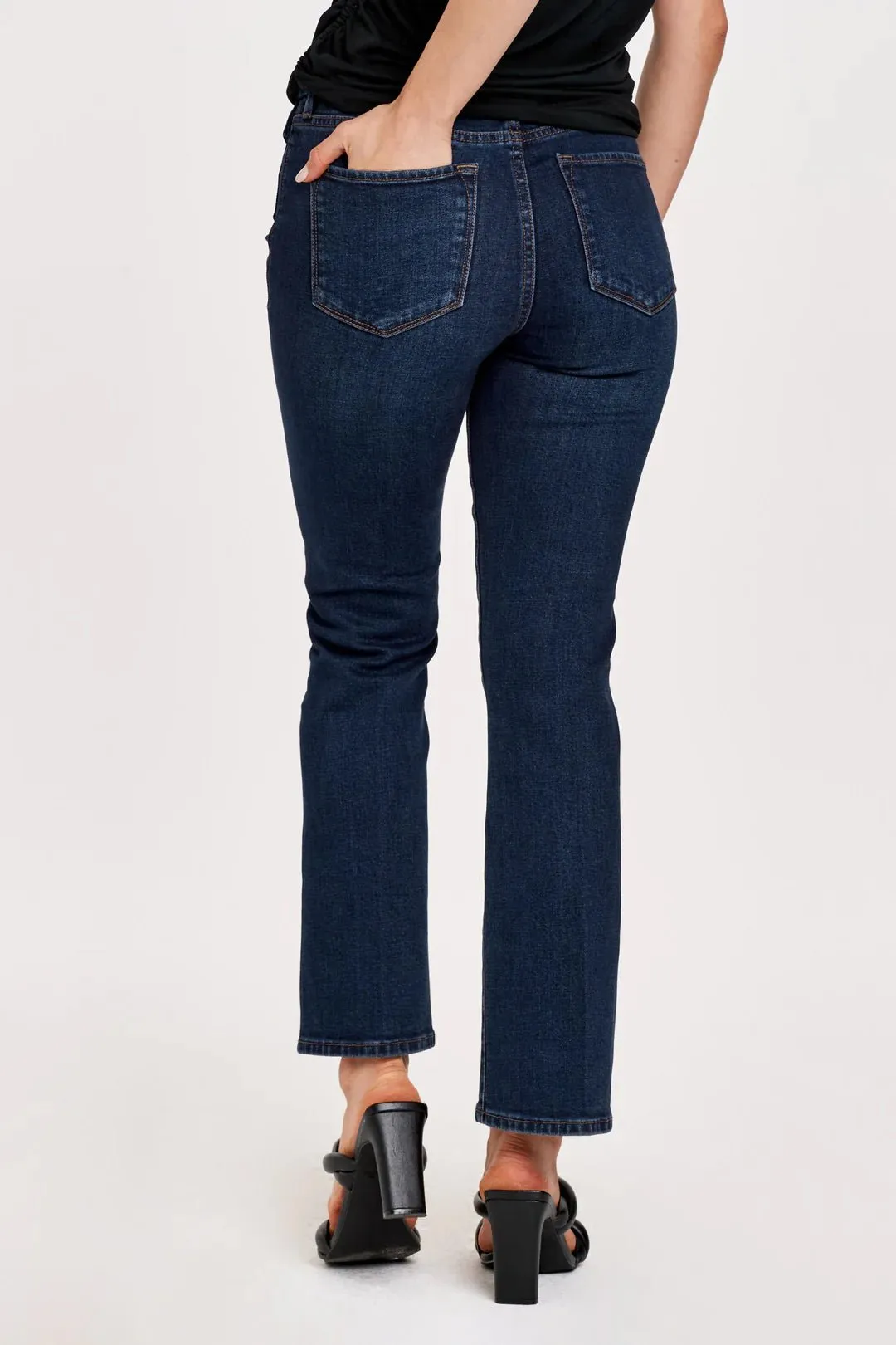 Dear John Jeanne Super High Rise Cropped Flare Jeans