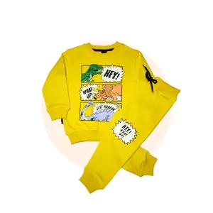 Dino Power Tracksuit in Yellow