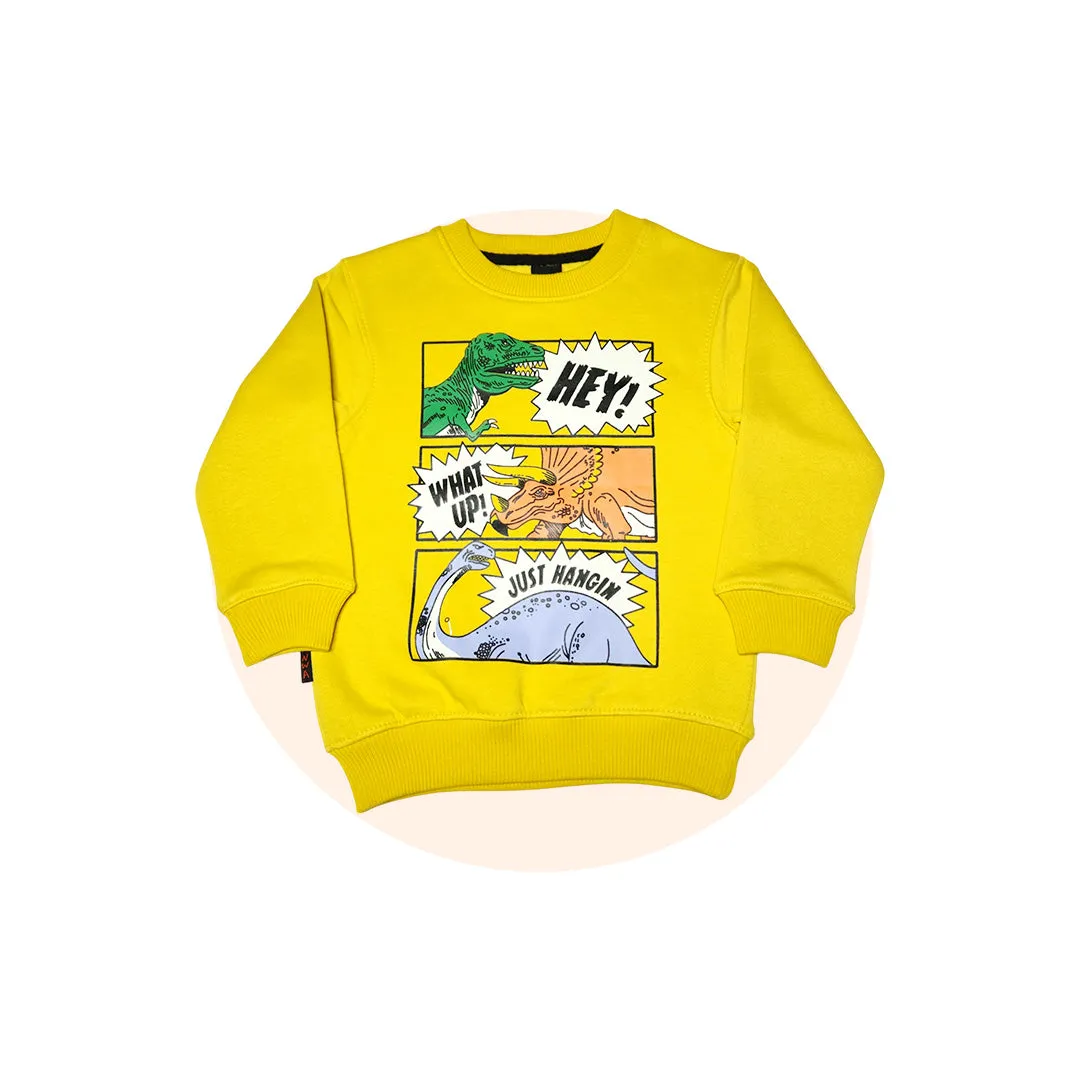 Dino Power Tracksuit in Yellow