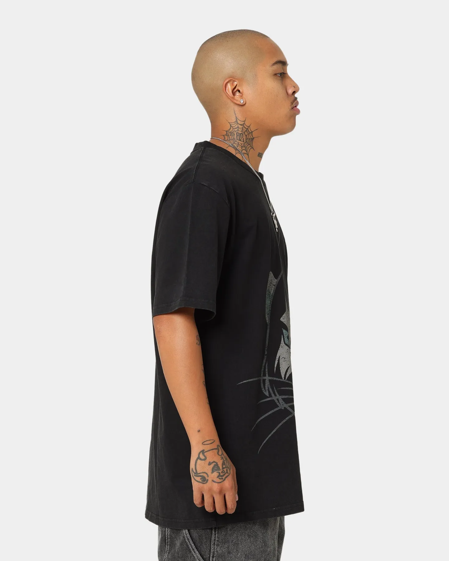 Disney Scar Vintage T-Shirt Washed Black