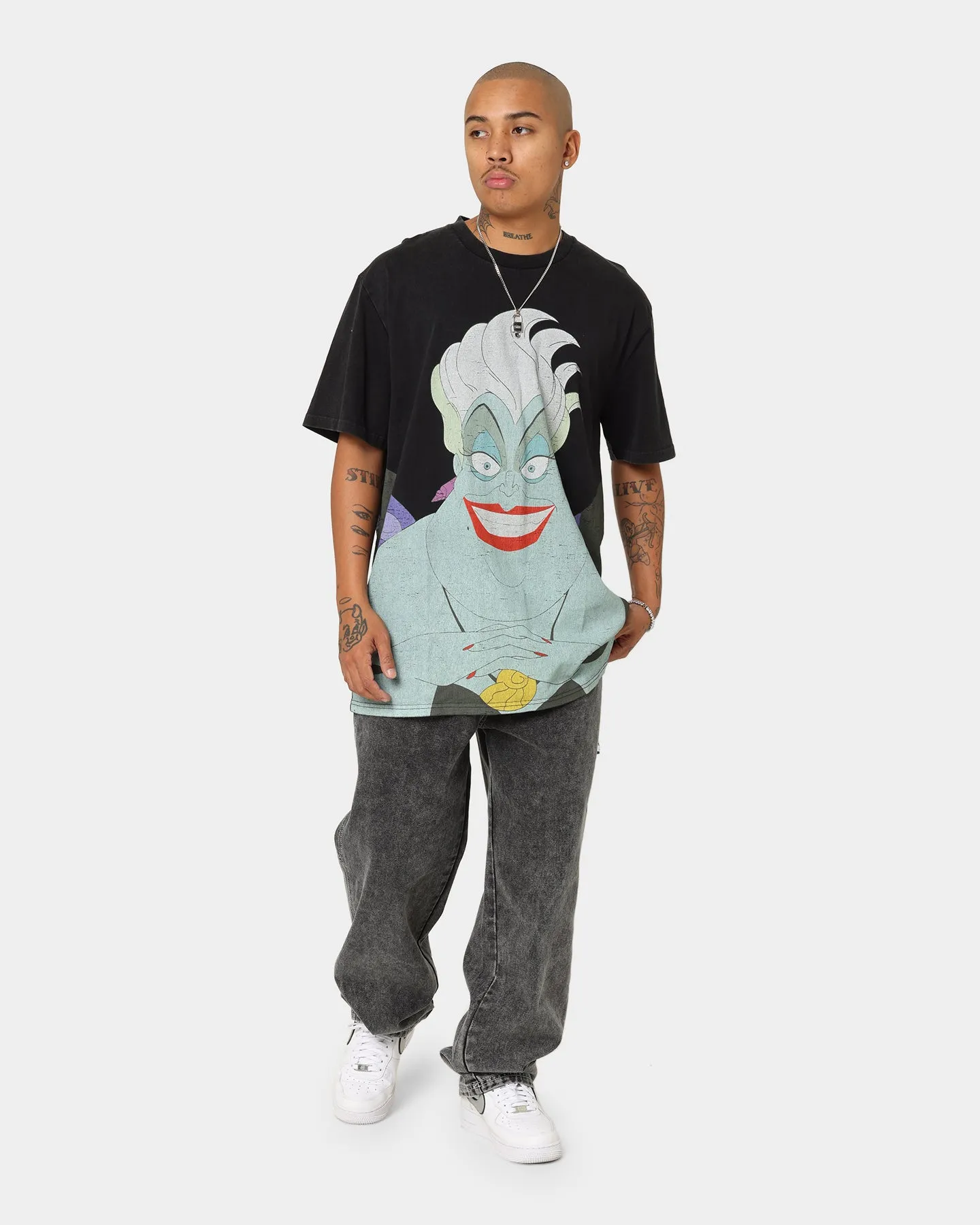 Disney Ursula Vintage T-Shirt Washed Black