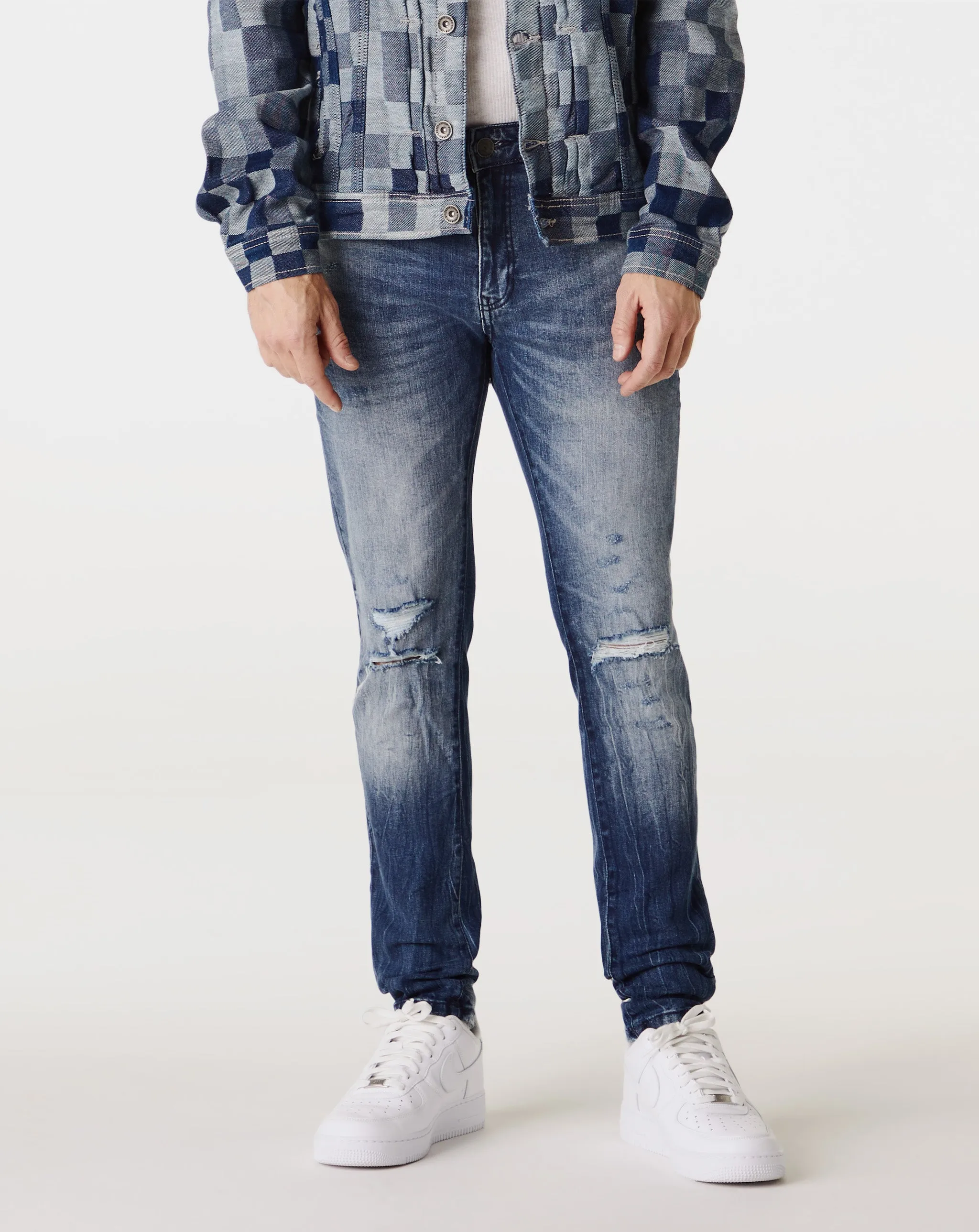 Distressed Washed Skinny