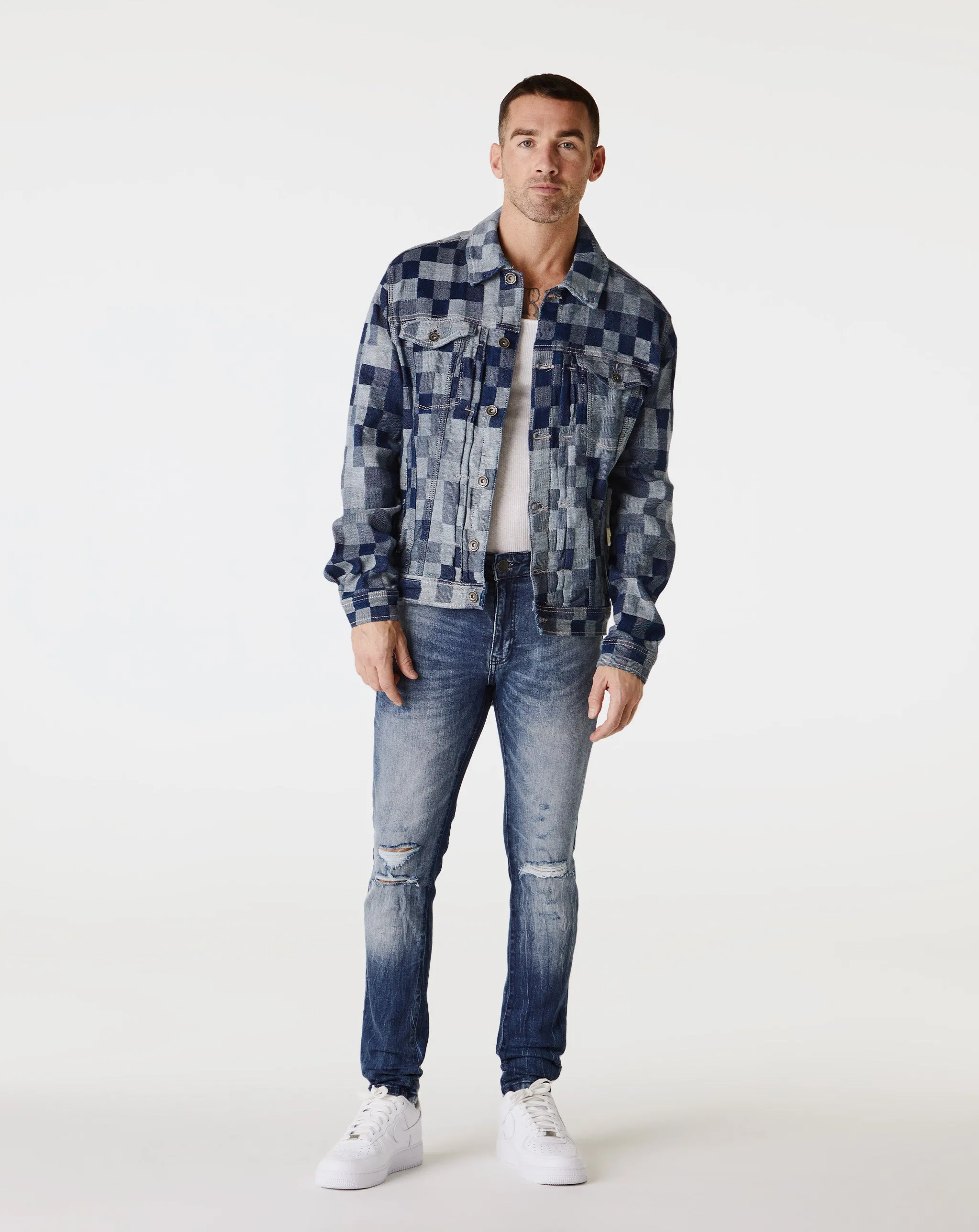 Distressed Washed Skinny