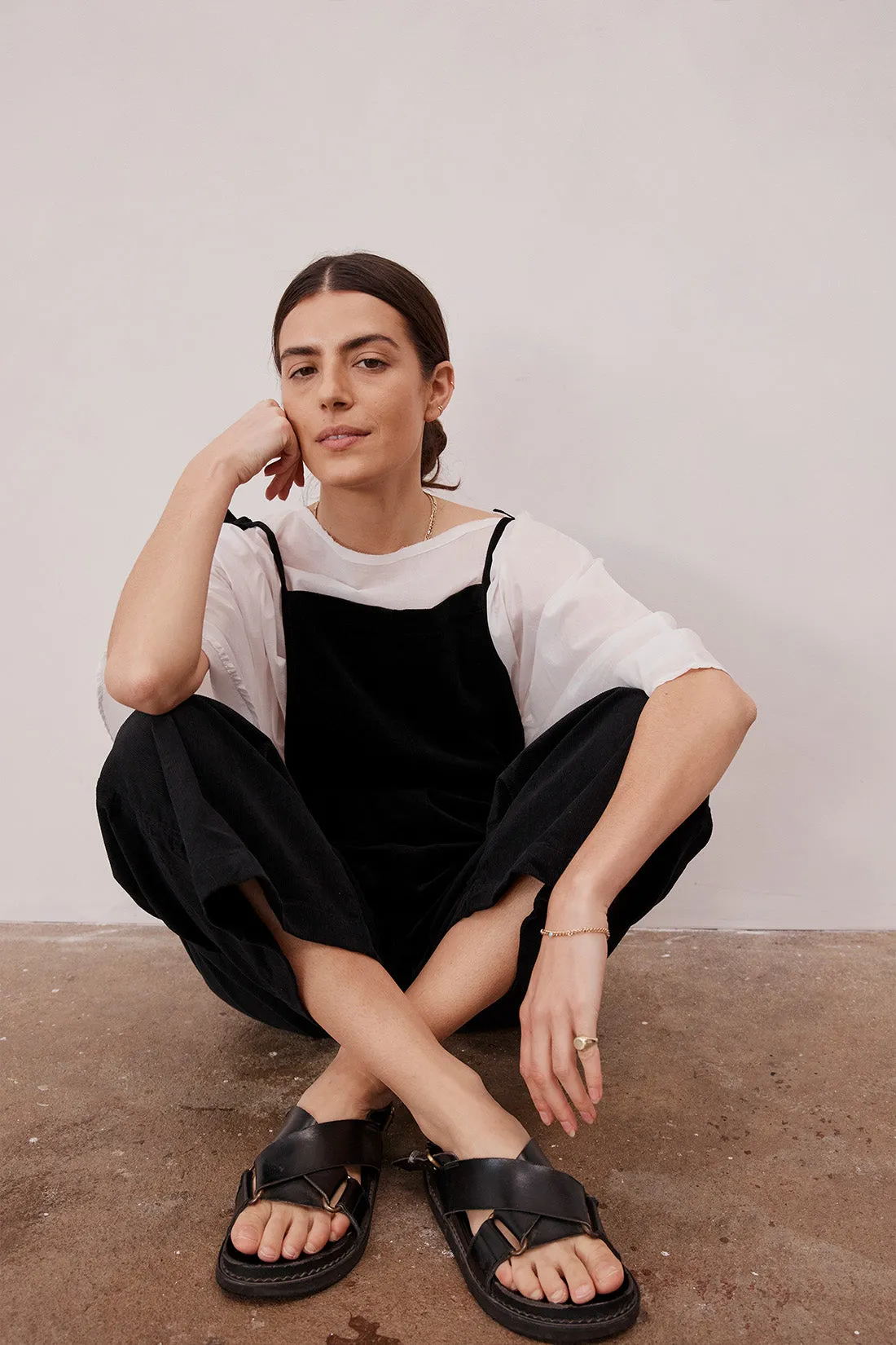 Ellen Corduroy Jumpsuit Black