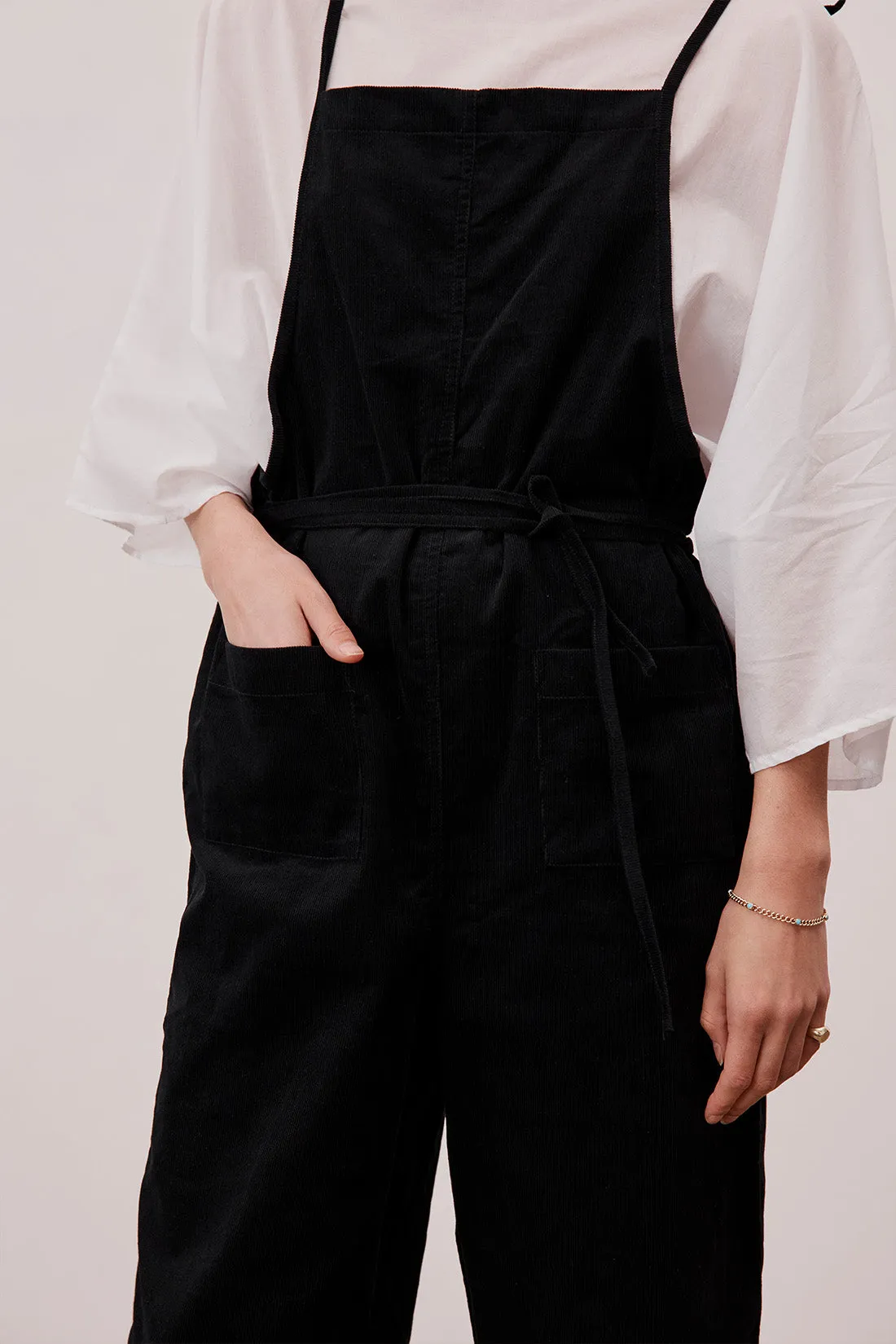Ellen Corduroy Jumpsuit Black