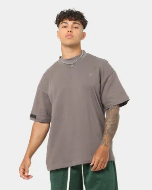 EN ES Origins High Neck T-Shirt Vintage Charcoal