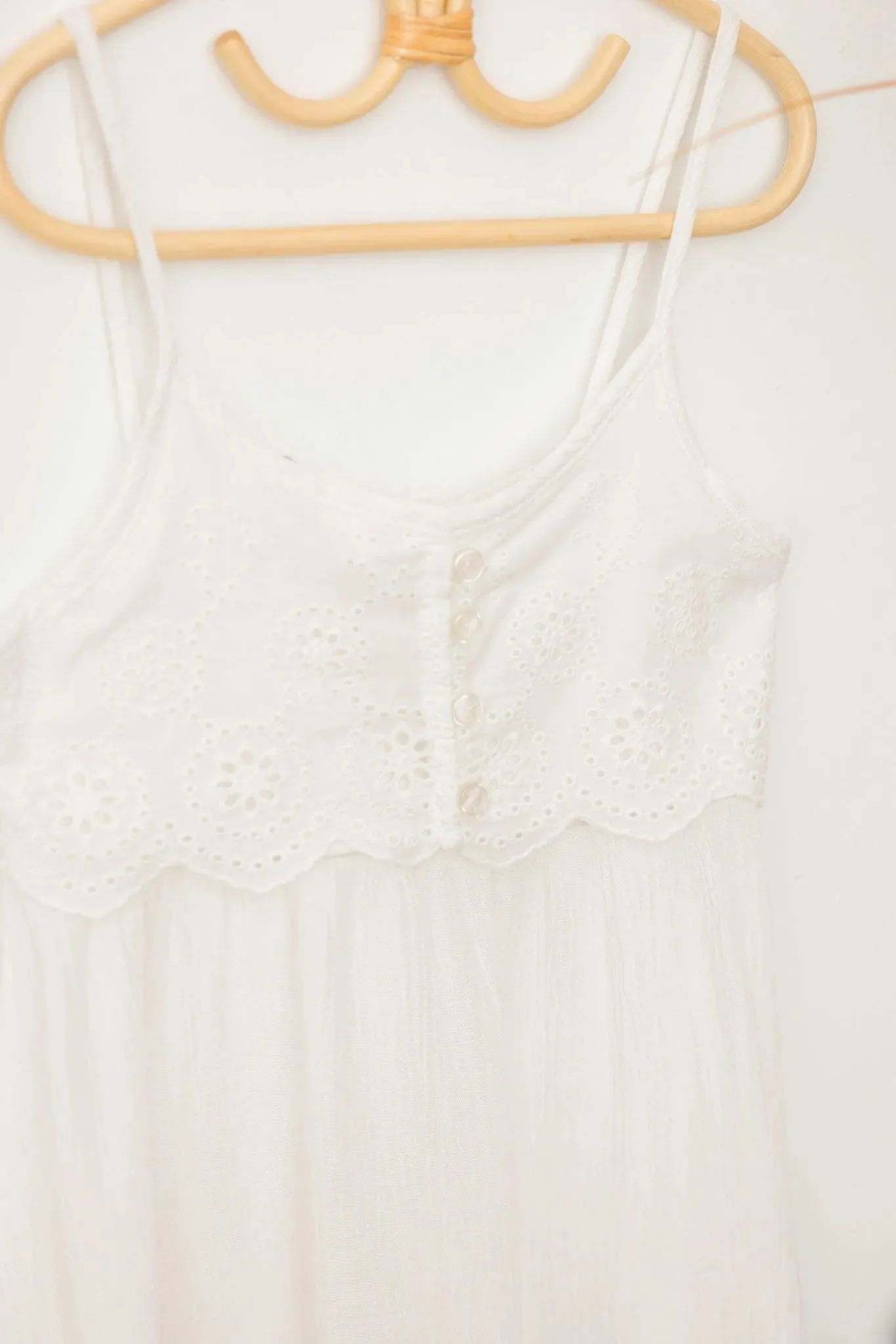 Girls Western Sleeveless Floral Embroidered Top