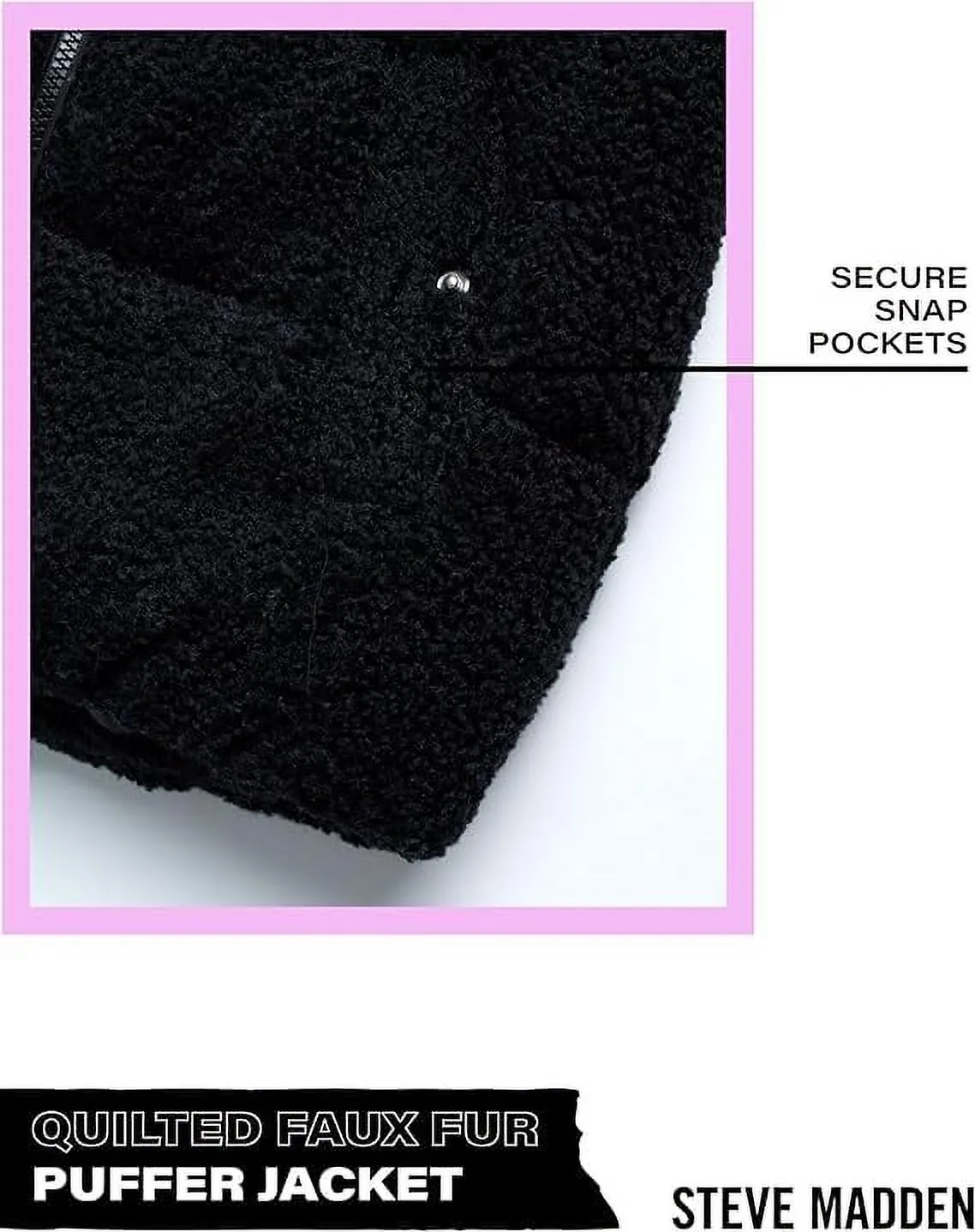 Girls’ Winter Jacket – Sherpa Fleece Quilted Puffer Coat - ZB153