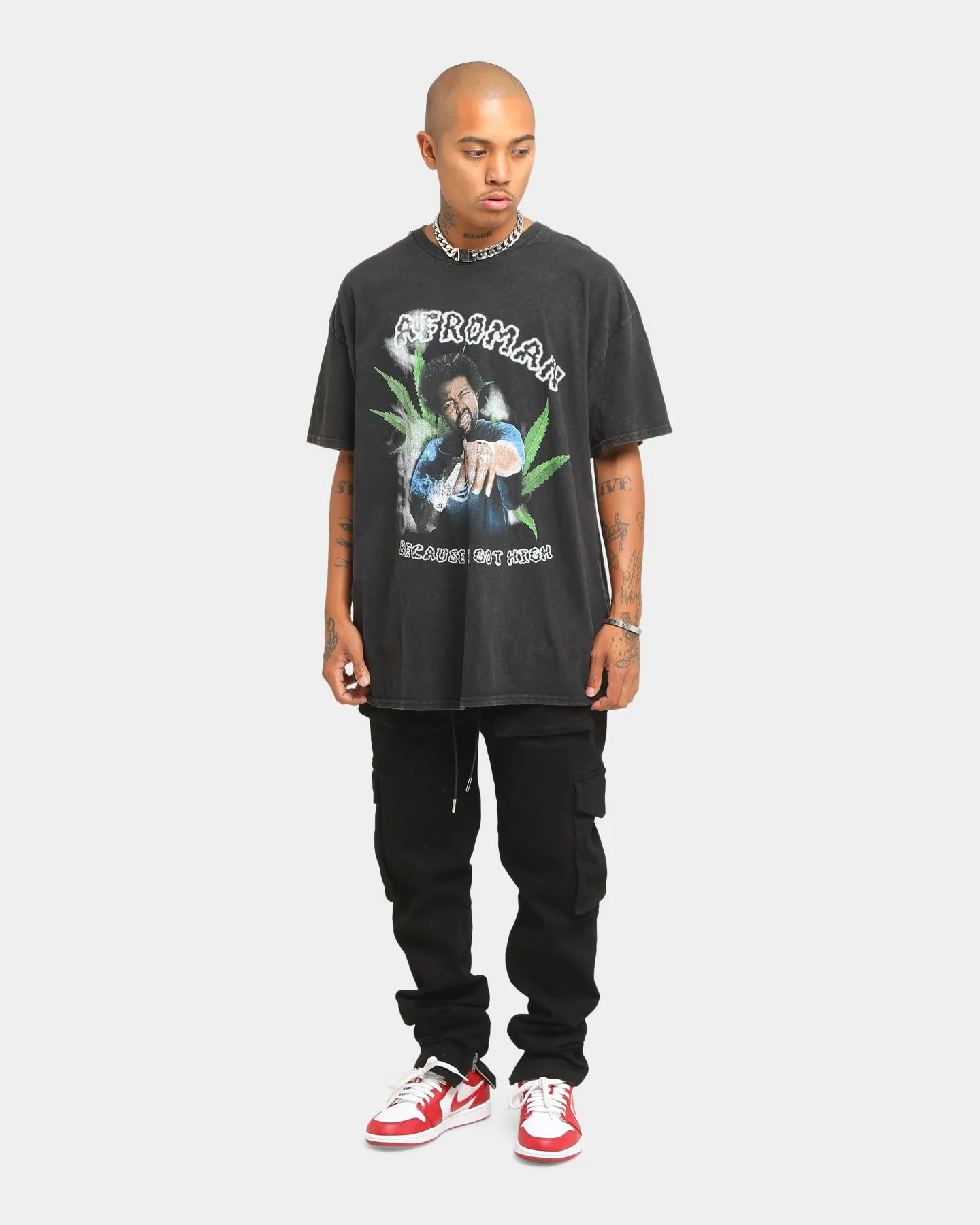 Goat Crew Got High Vintage T-Shirt Black Wash