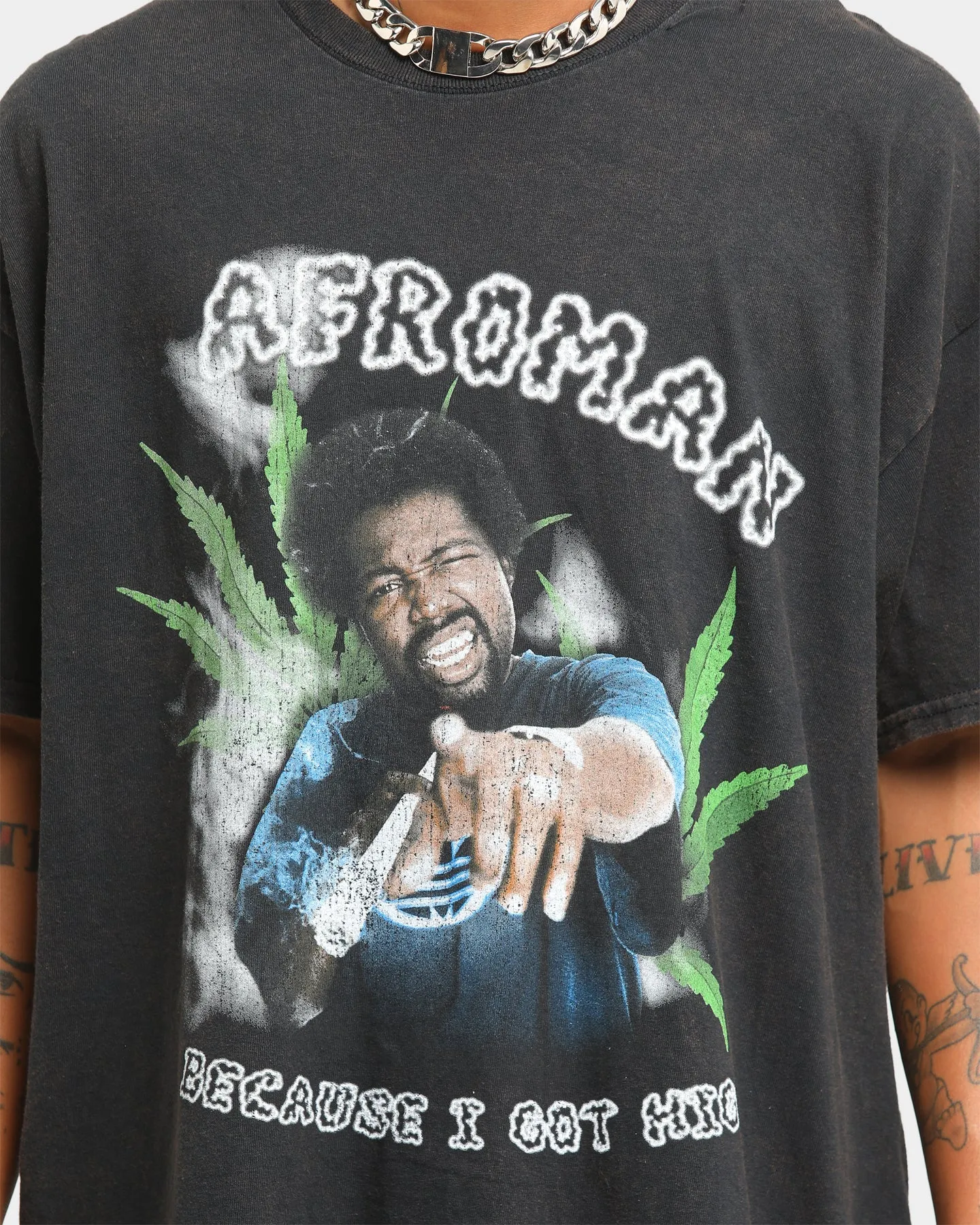 Goat Crew Got High Vintage T-Shirt Black Wash