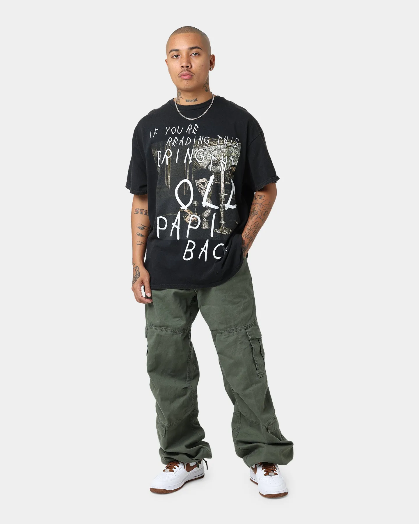 Goat Crew If You're Reading This Vintage T-Shirt Washed Black