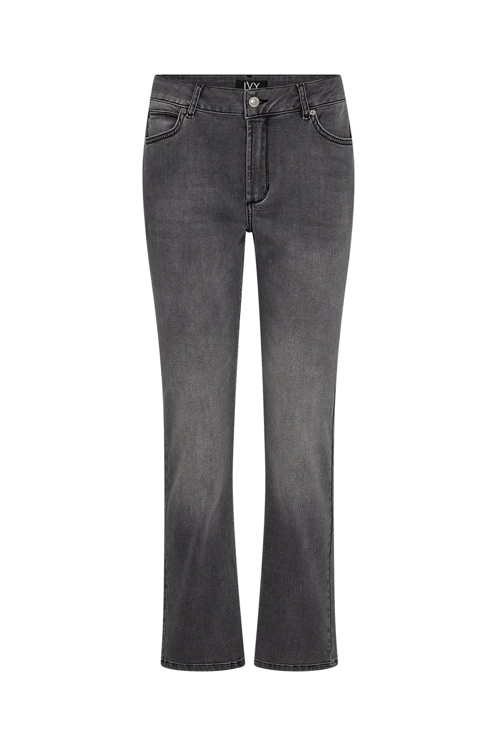 IVY-Johanna Kick Flare Jeans Wash London Grey
