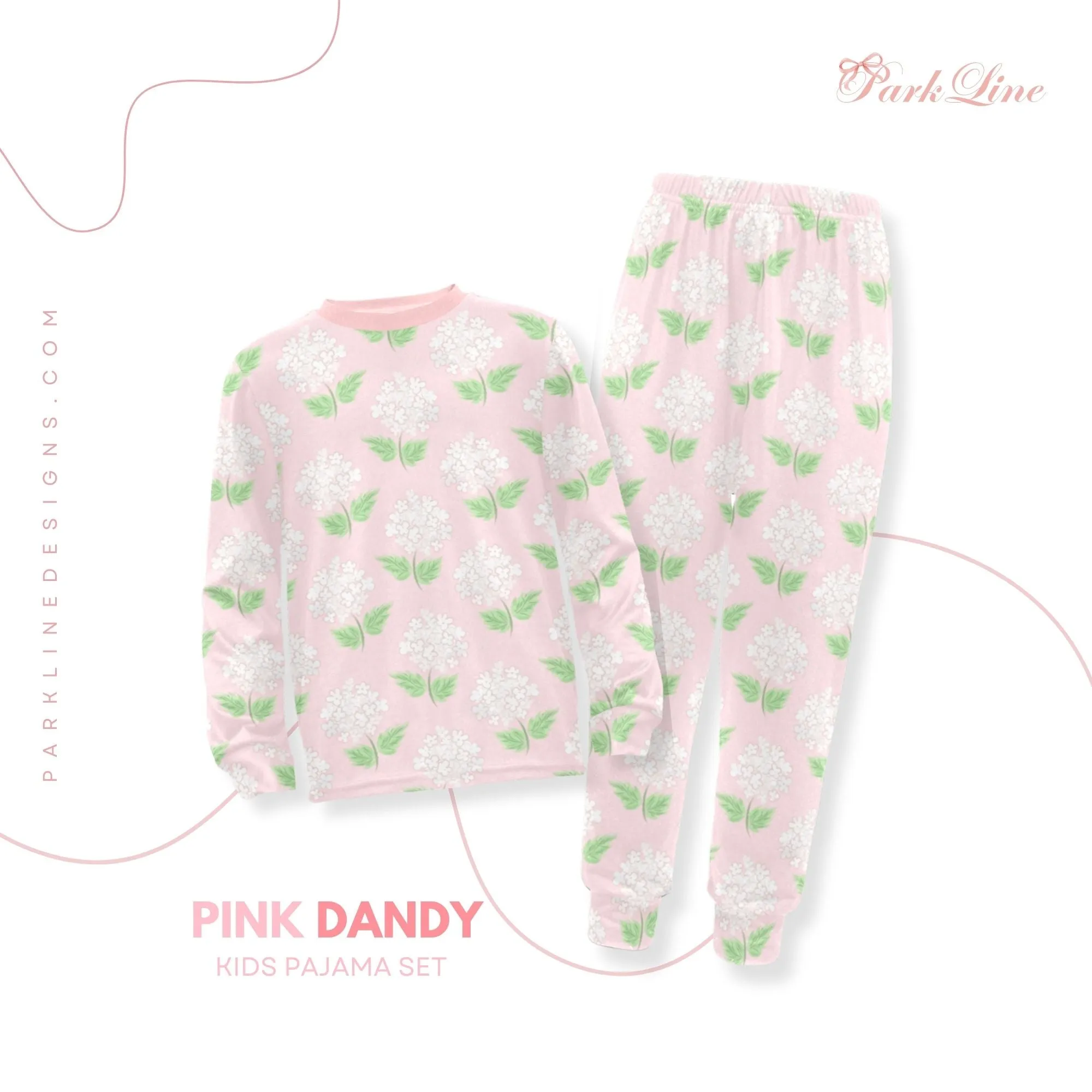 Kennedy Girls' Pajama Set | Soft Long Sleeve Sleepwear for Lounging and Relaxing