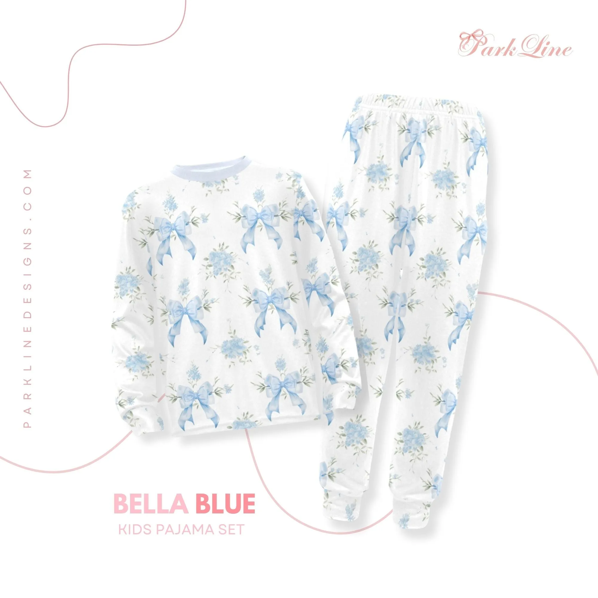 Kennedy Girls' Pajama Set | Soft Long Sleeve Sleepwear for Lounging and Relaxing