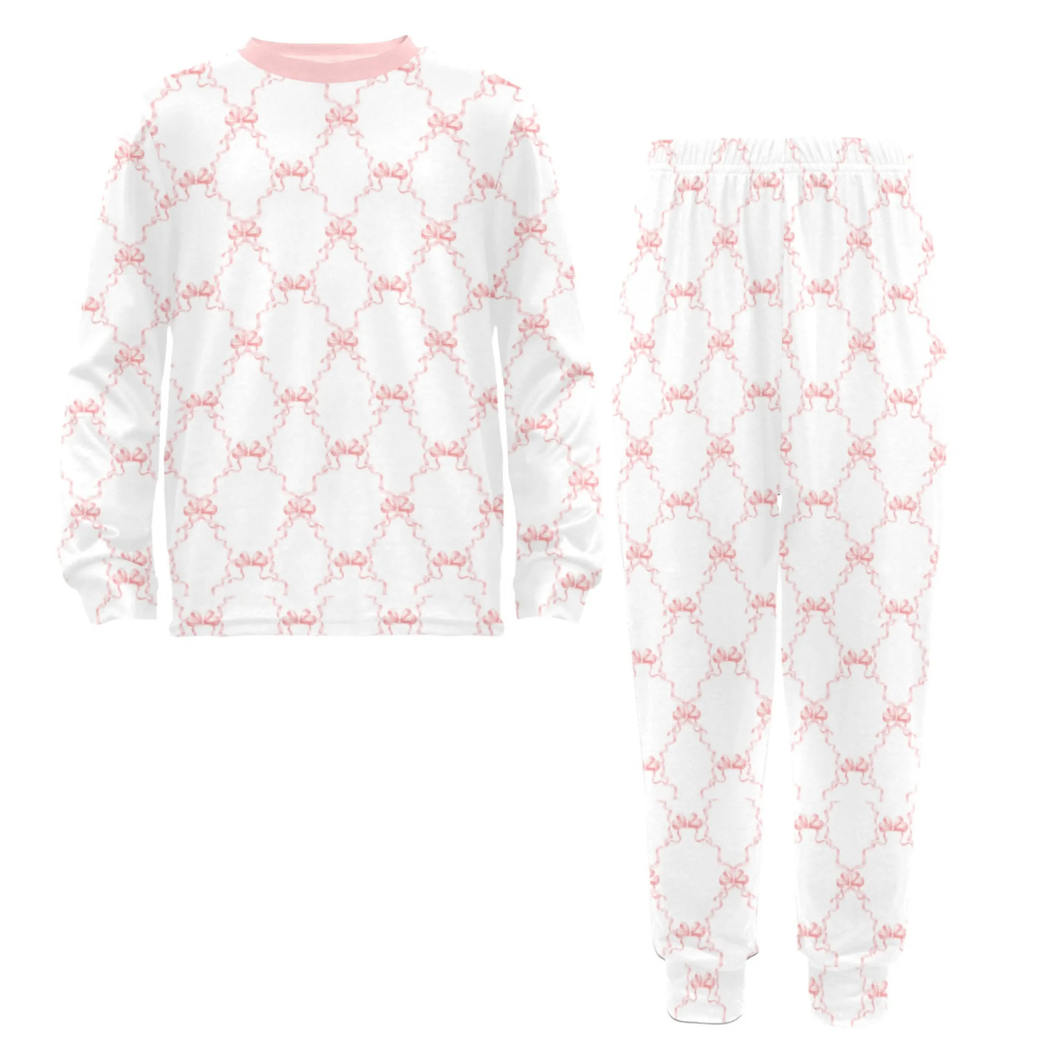 Kennedy Girls' Pajama Set | Soft Long Sleeve Sleepwear for Lounging and Relaxing