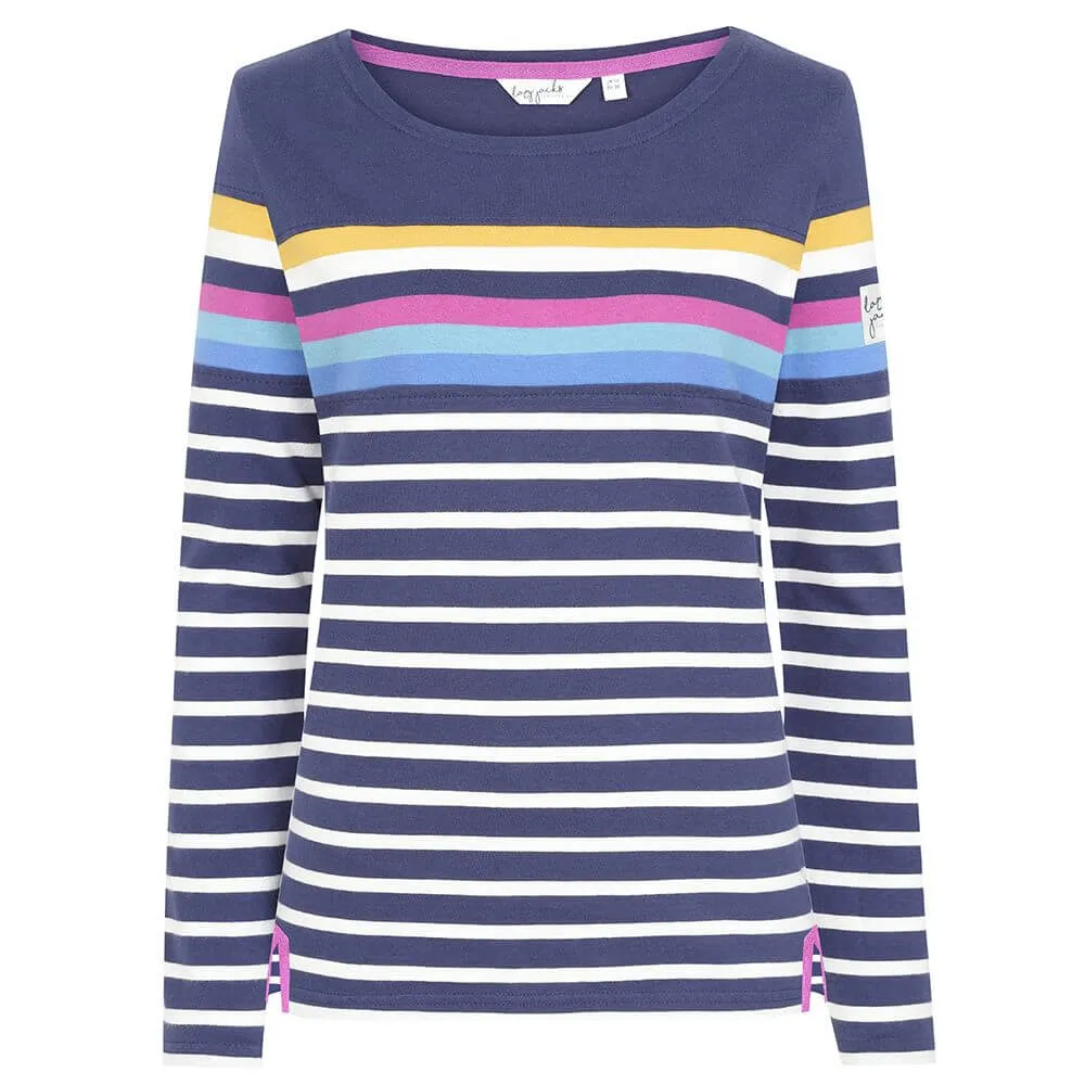 Lazy Jacks Womens Breton Top - Prism