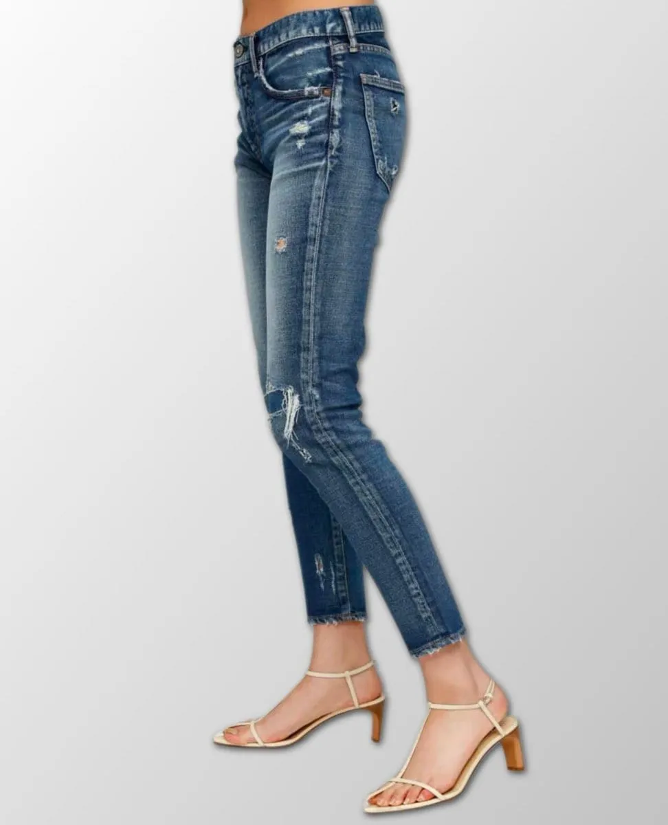 Lenwood Skinny Medium Blue Vintage