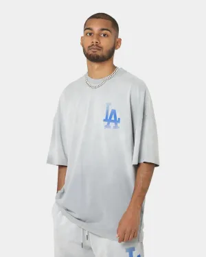 Majestic Athletic Los Angeles Dodgers Solarised Oversized T-Shirt Warm Grey
