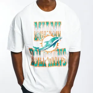 Majestic - Miami Dolphins Collegiate Fade OS Tee
