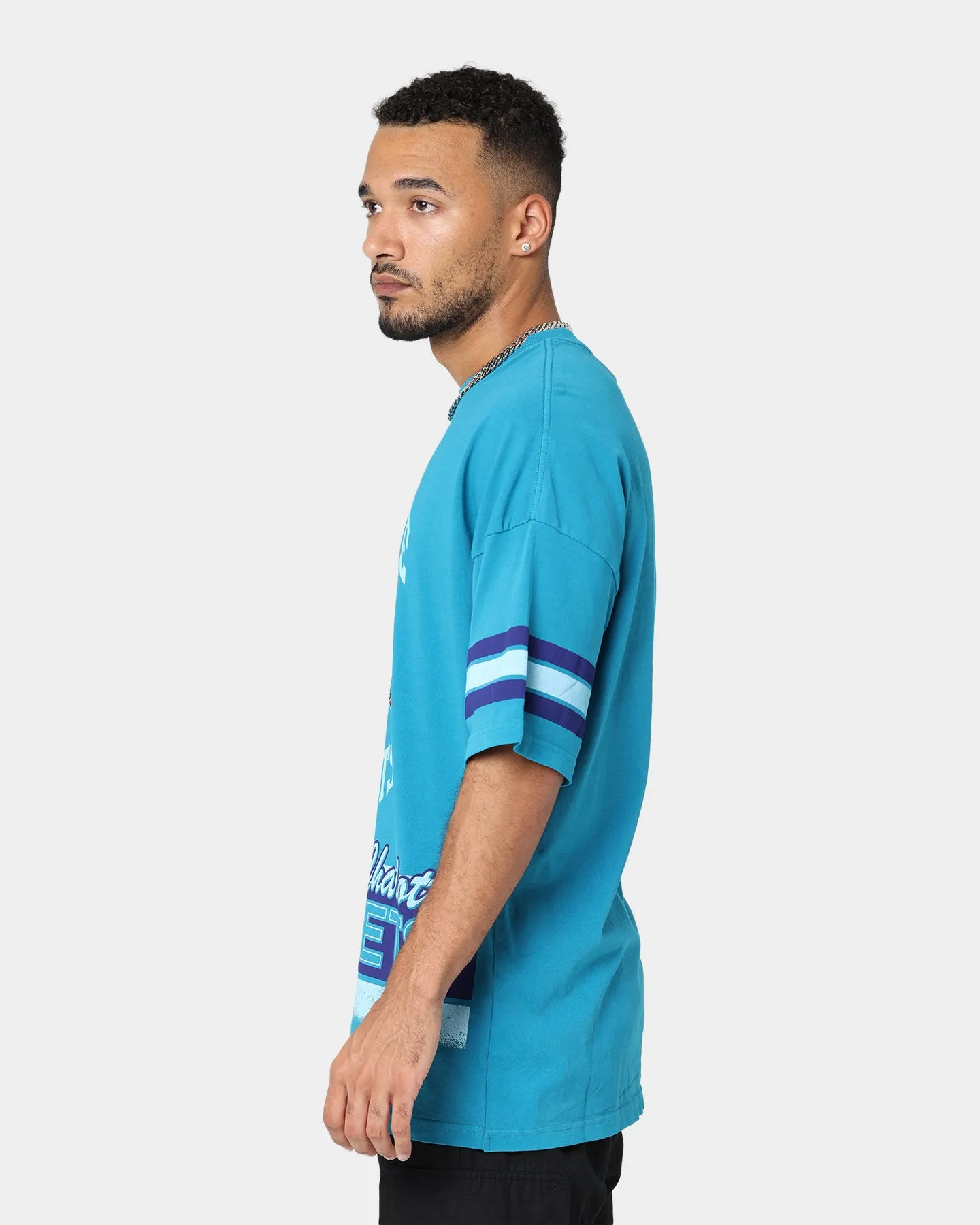 Mitchell & Ness Charlotte Hornets Vintage Conference T-Shirt Faded Teal