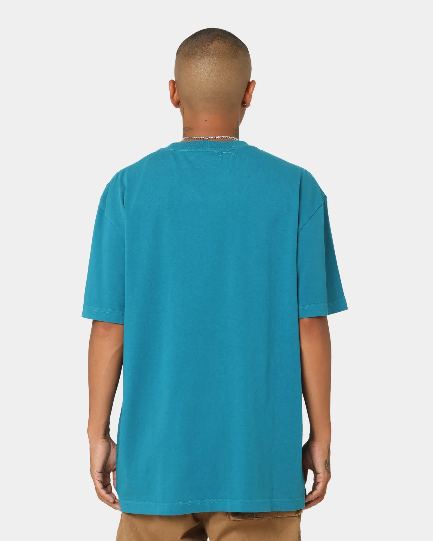 Mitchell & Ness Charlotte Hornets XL Arch Vintage T-Shirt Faded Teal