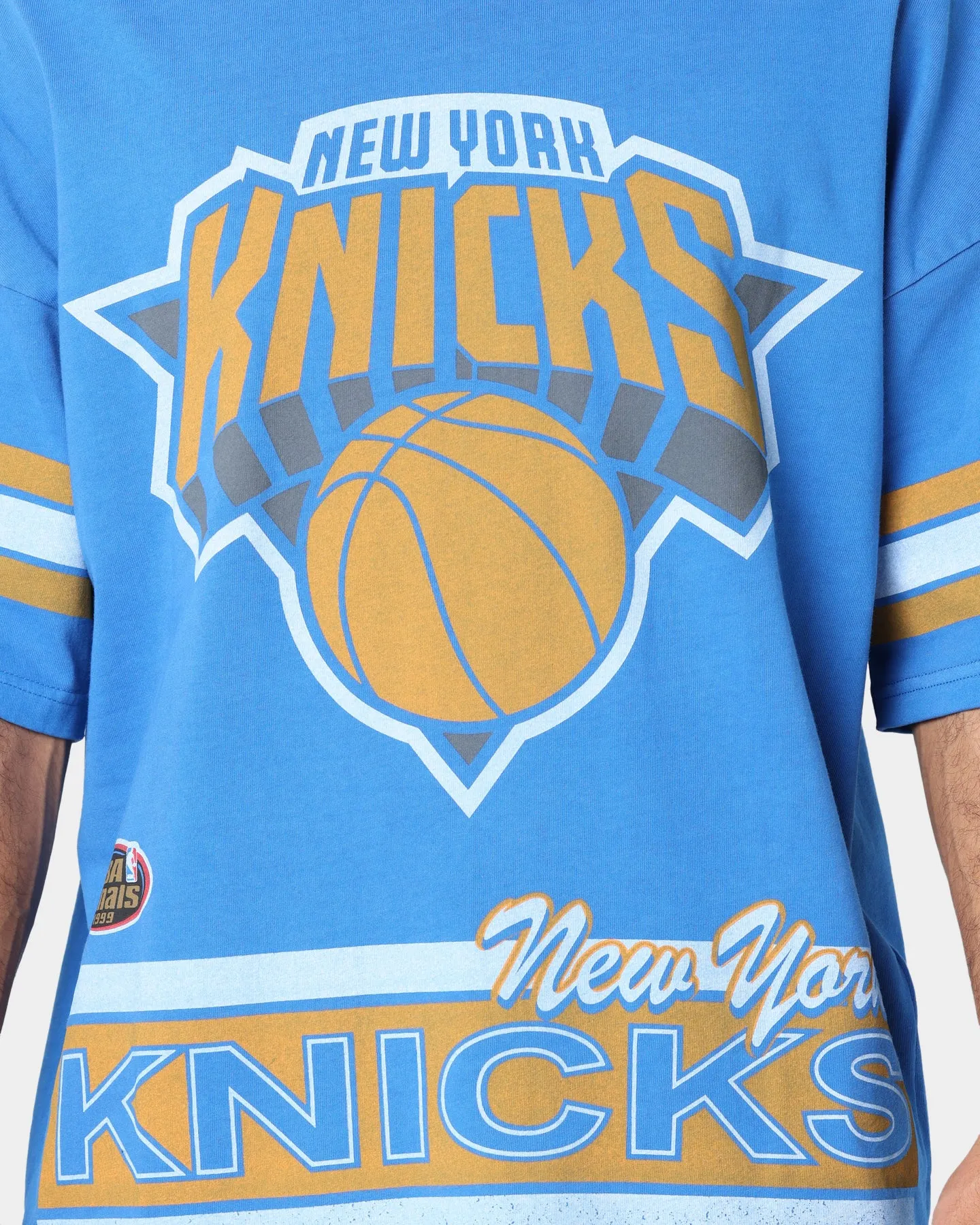 Mitchell & Ness New York Knicks Vintage Conference T-Shirt Faded Royal