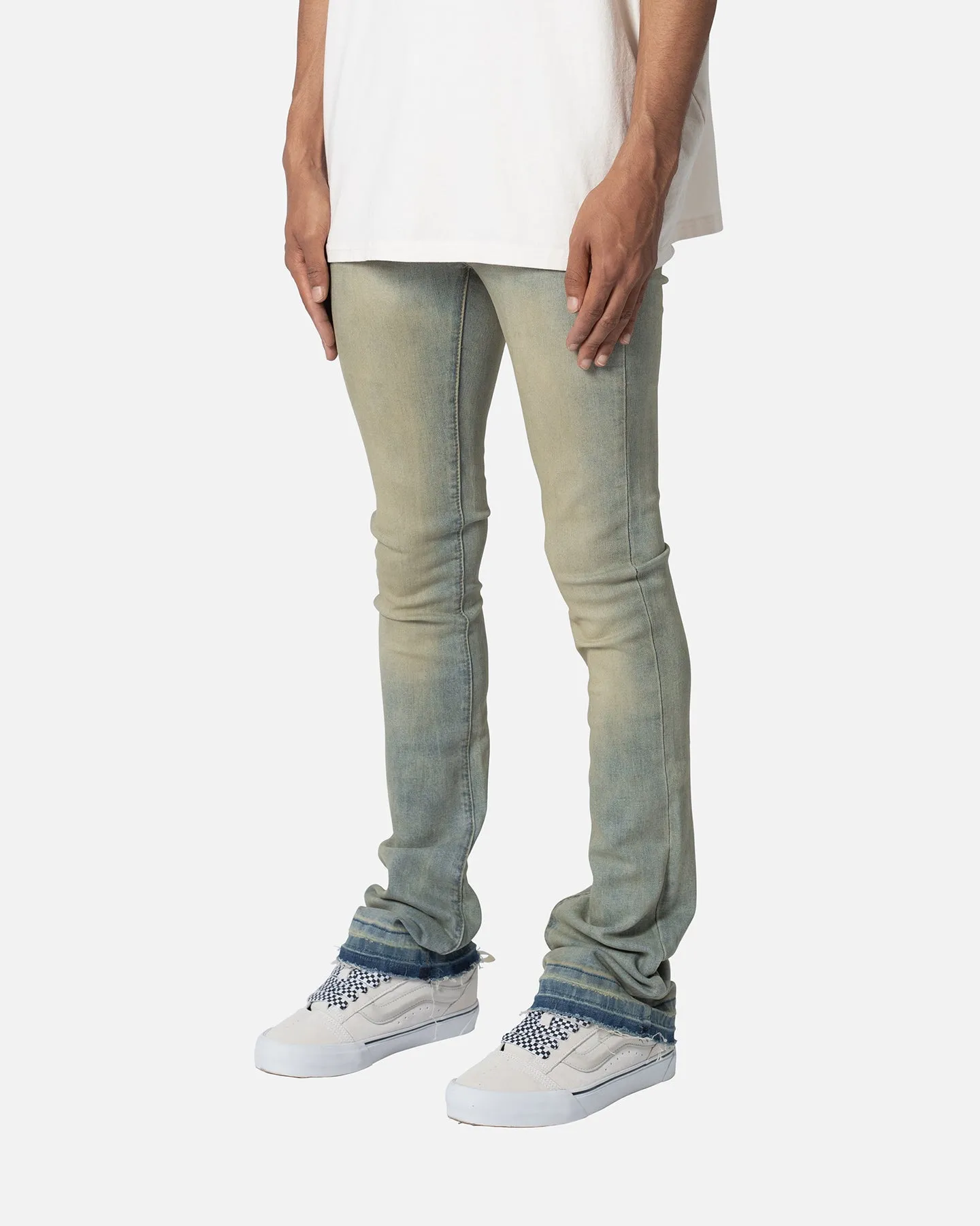 MNML X514 Skinny Stacked Denim Jeans Vintage Blue