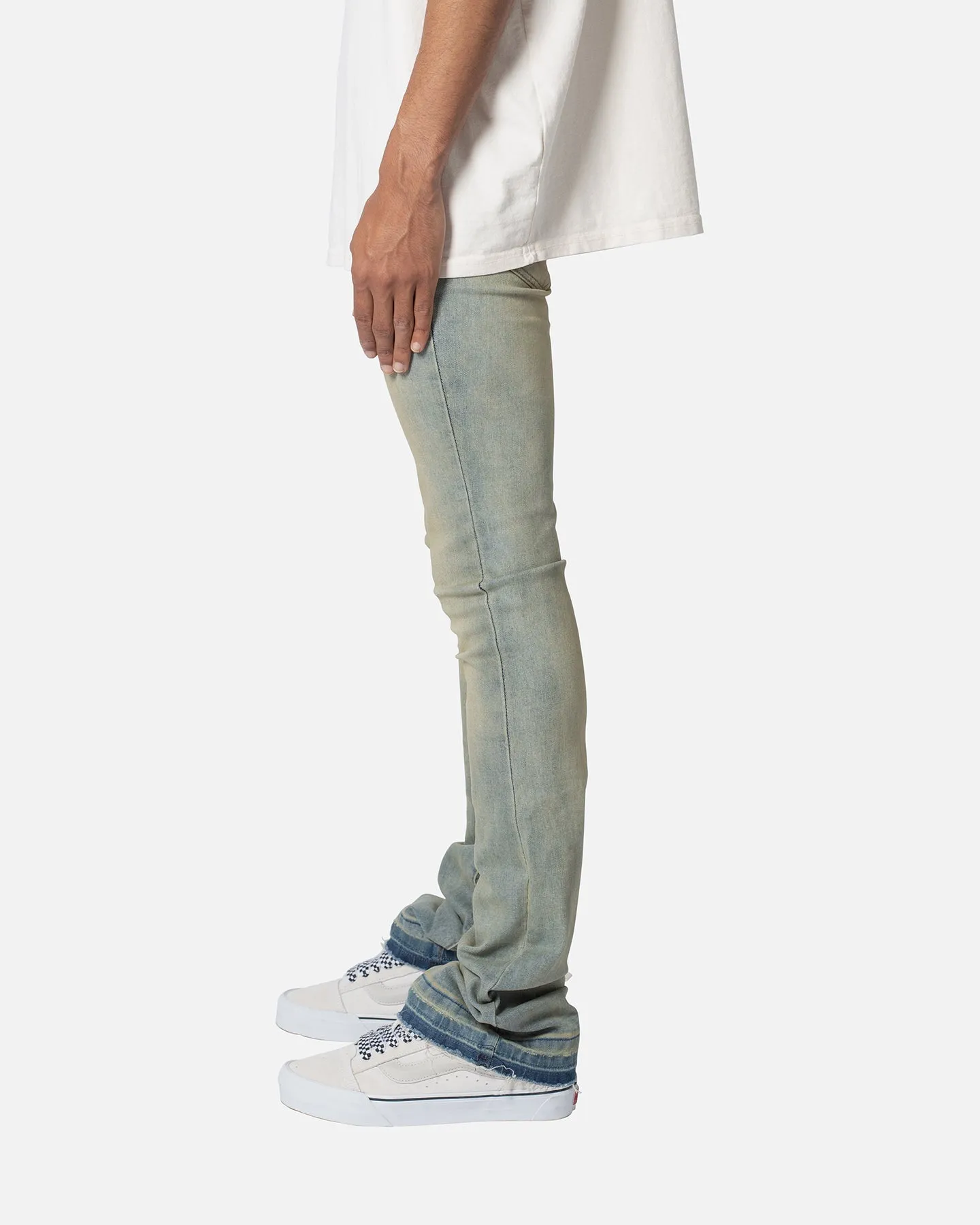 MNML X514 Skinny Stacked Denim Jeans Vintage Blue