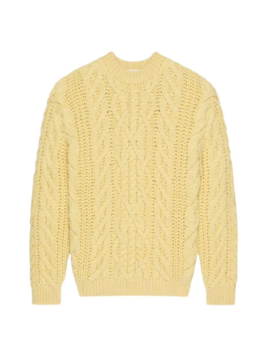 OVERSIZED SWEATER IN CABLE-KNIT
