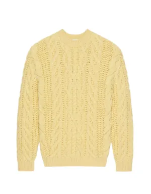 OVERSIZED SWEATER IN CABLE-KNIT