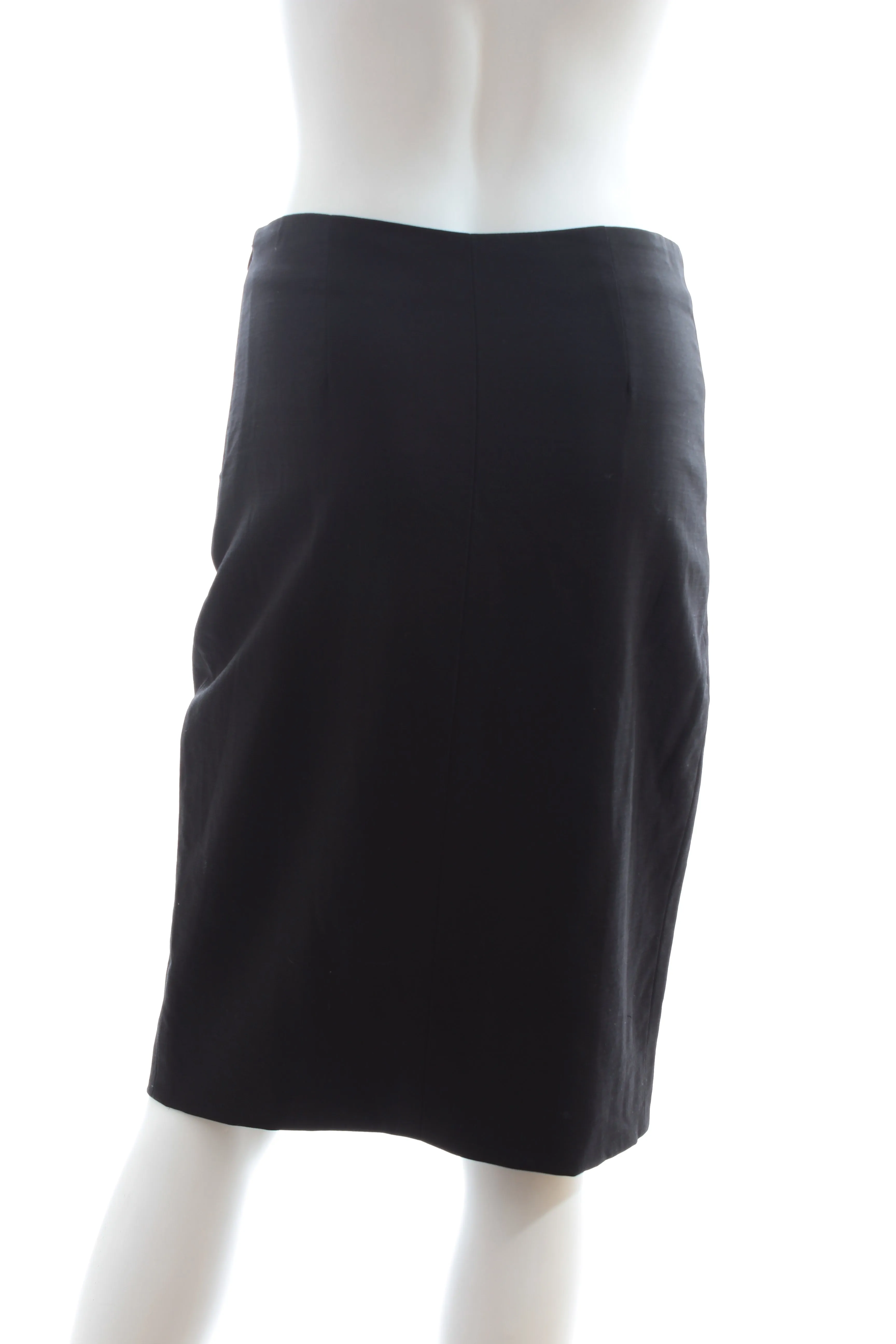 Prabal Gurung Ruffle-Front Pencil Skirt