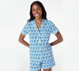 Printed Pajama Romper