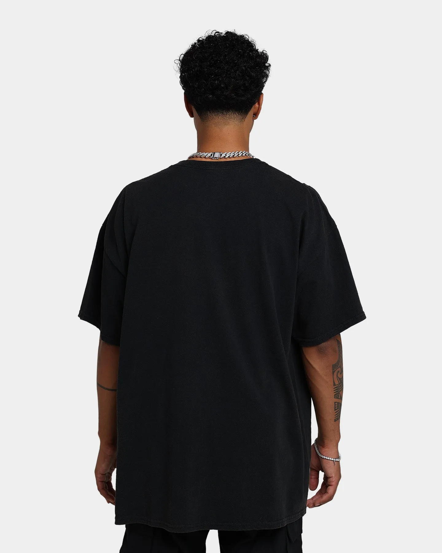 Rats Get Fat The Rain Vintage T-Shirt Black Wash