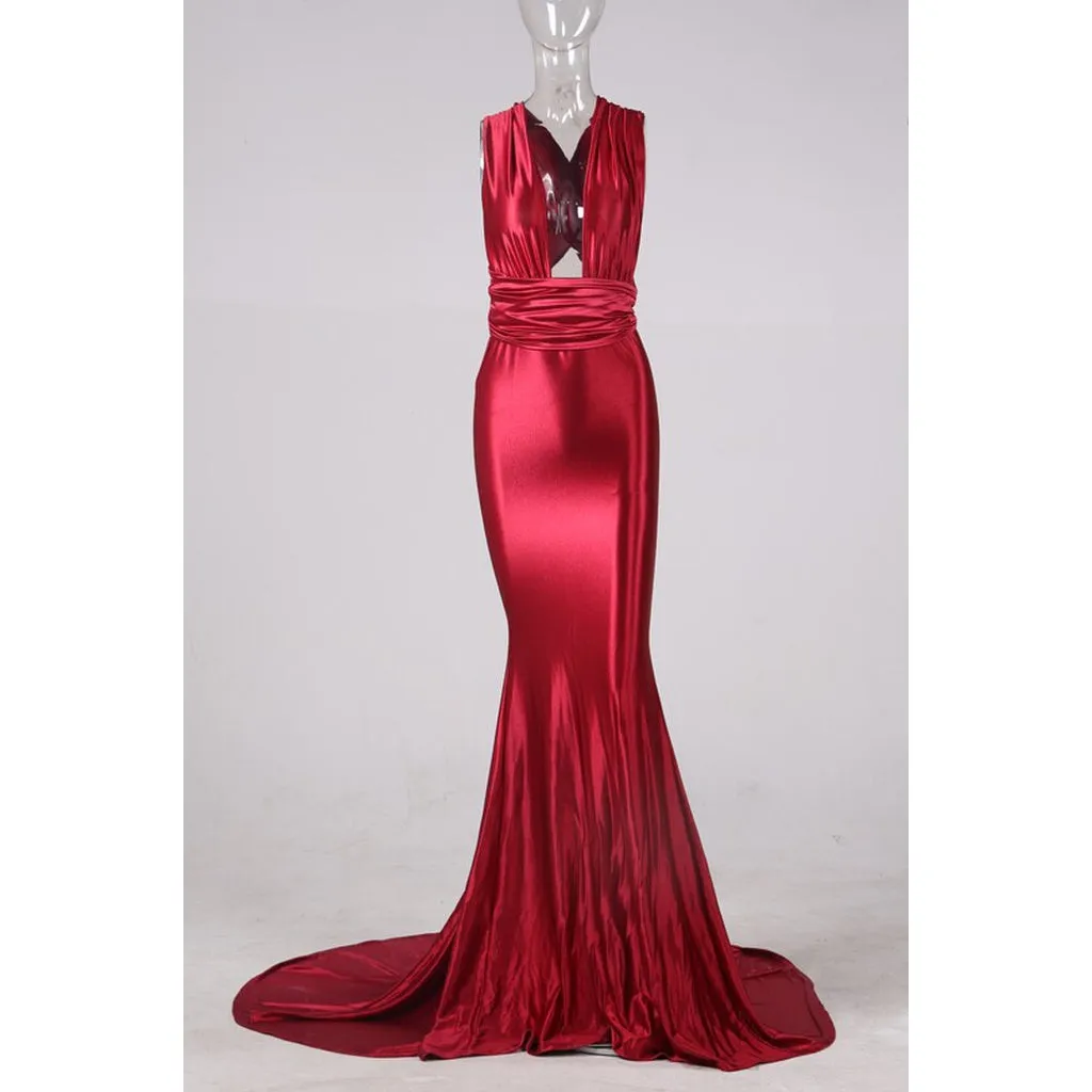 Red Evening Gown