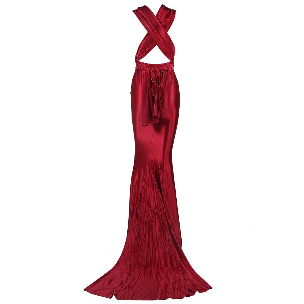 Red Evening Gown