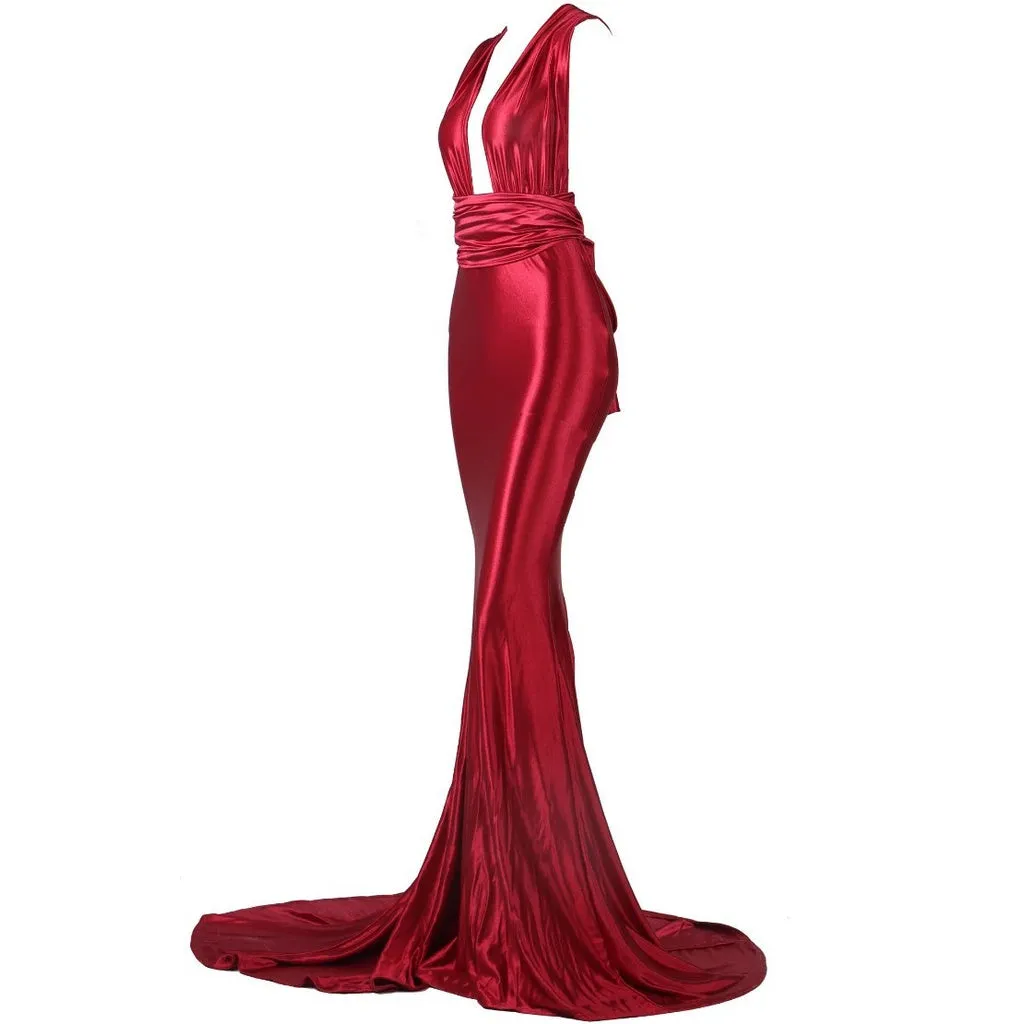 Red Evening Gown