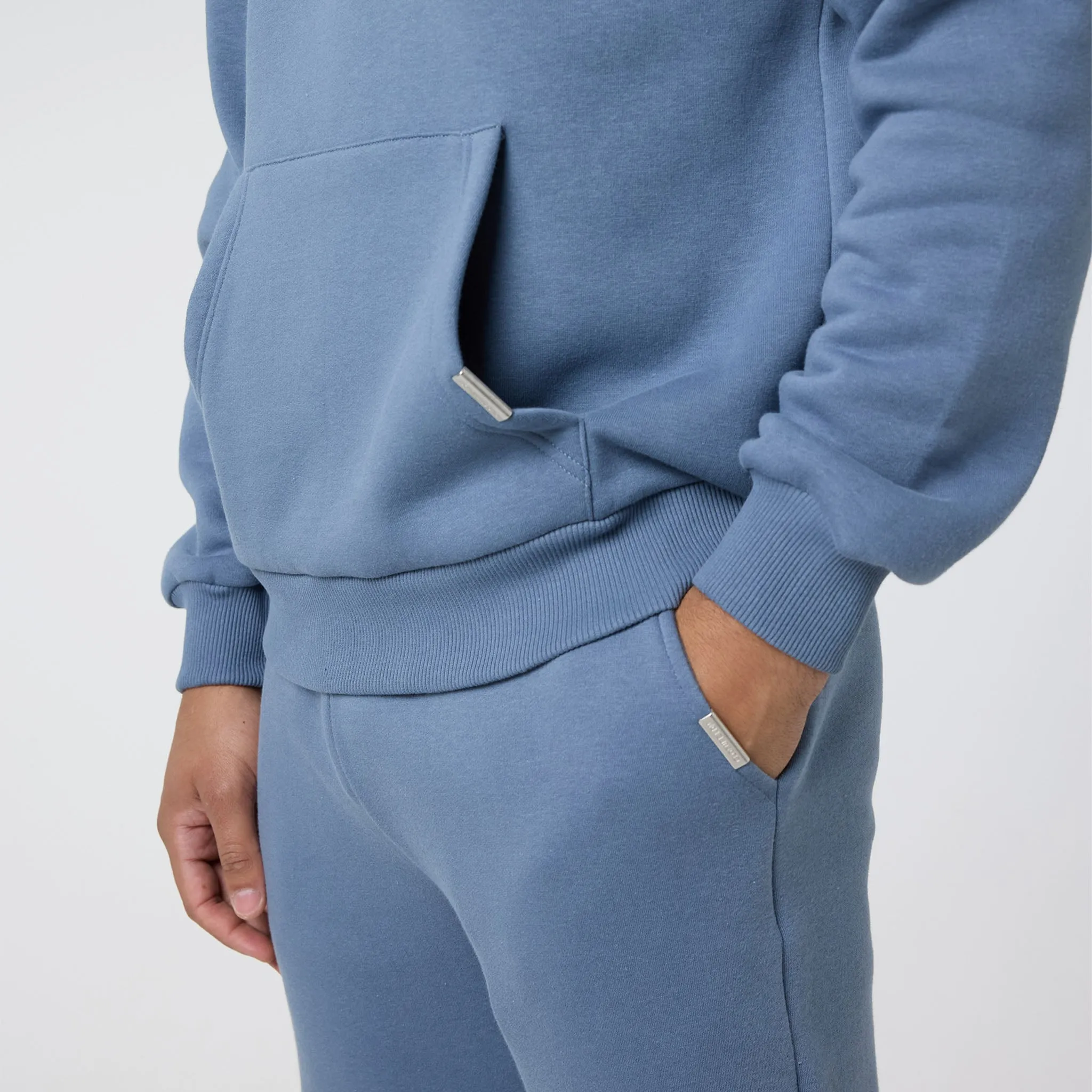 Relaxed Fit Tracksuit | Dusty Steel Blue