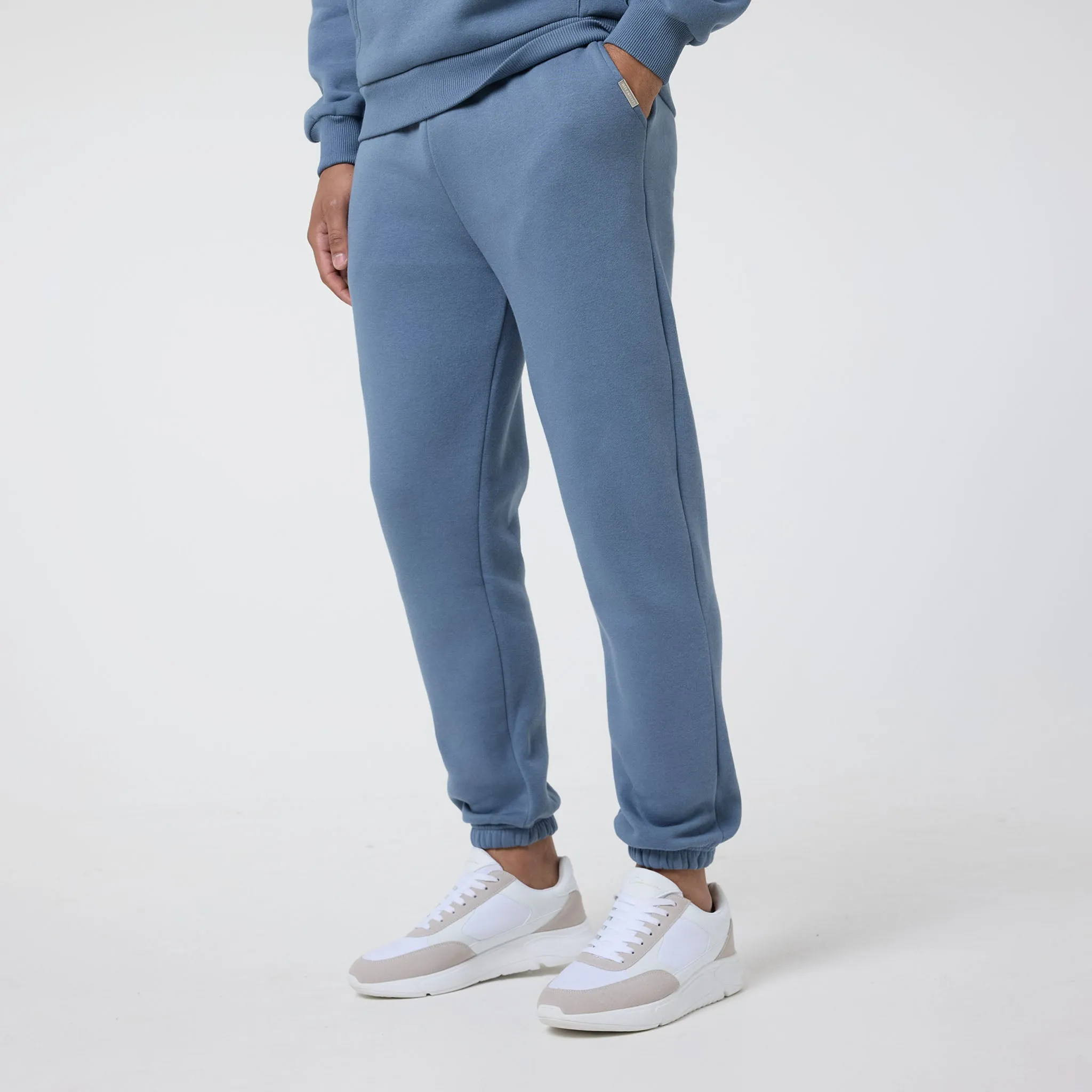 Relaxed Fit Tracksuit | Dusty Steel Blue