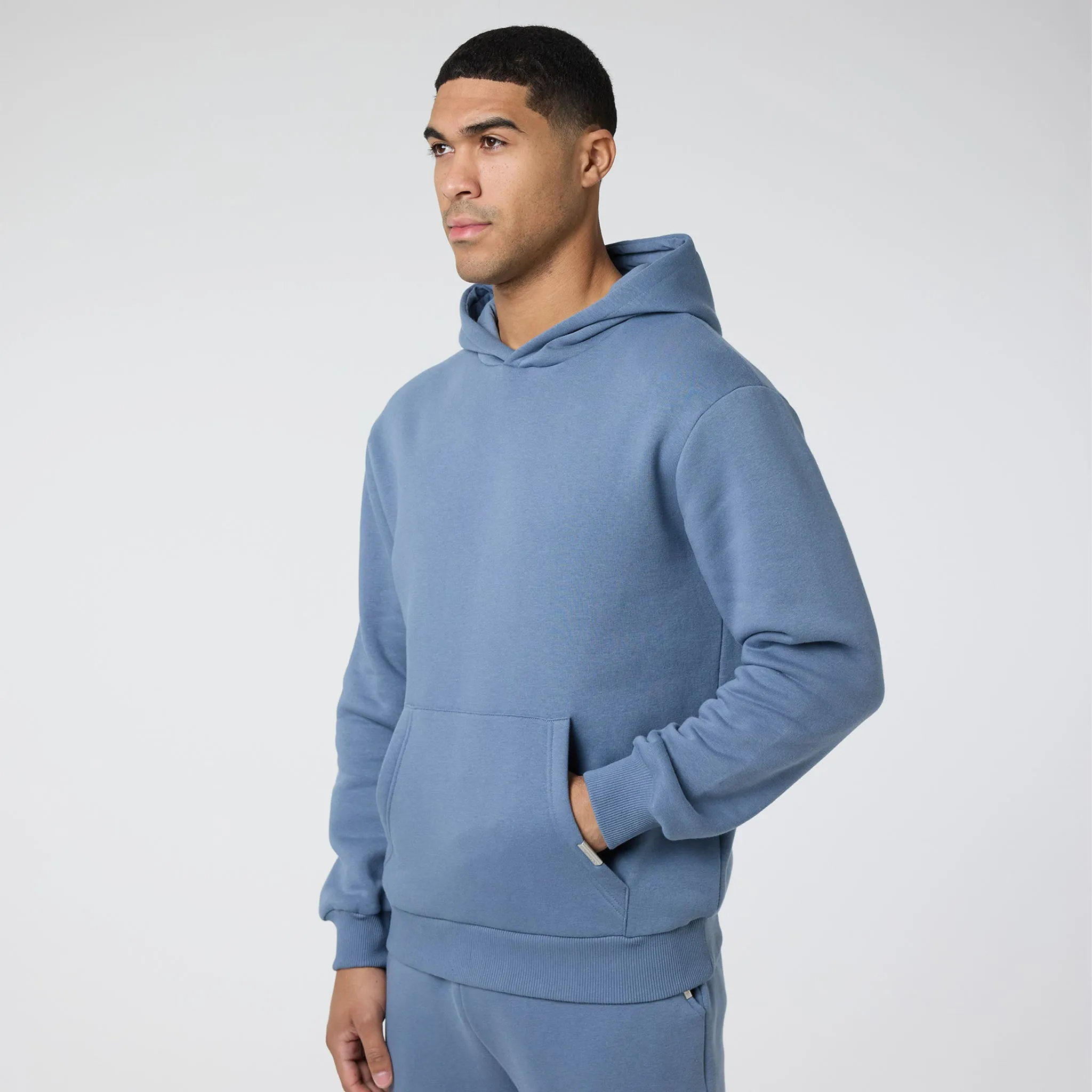 Relaxed Fit Tracksuit | Dusty Steel Blue