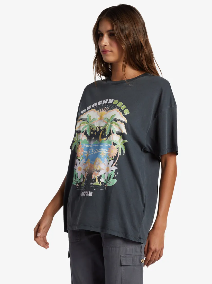 Roxy Beachy Days Tee-Anthracite