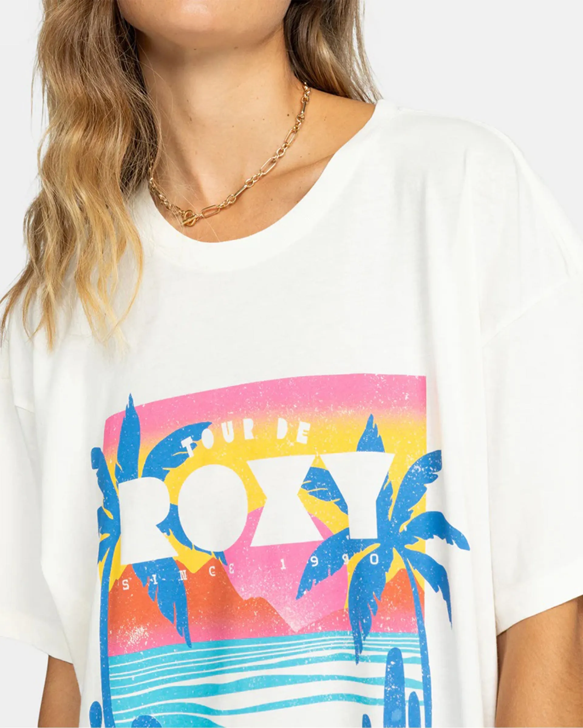 Tour De Roxy Oversized S/S T-shirt