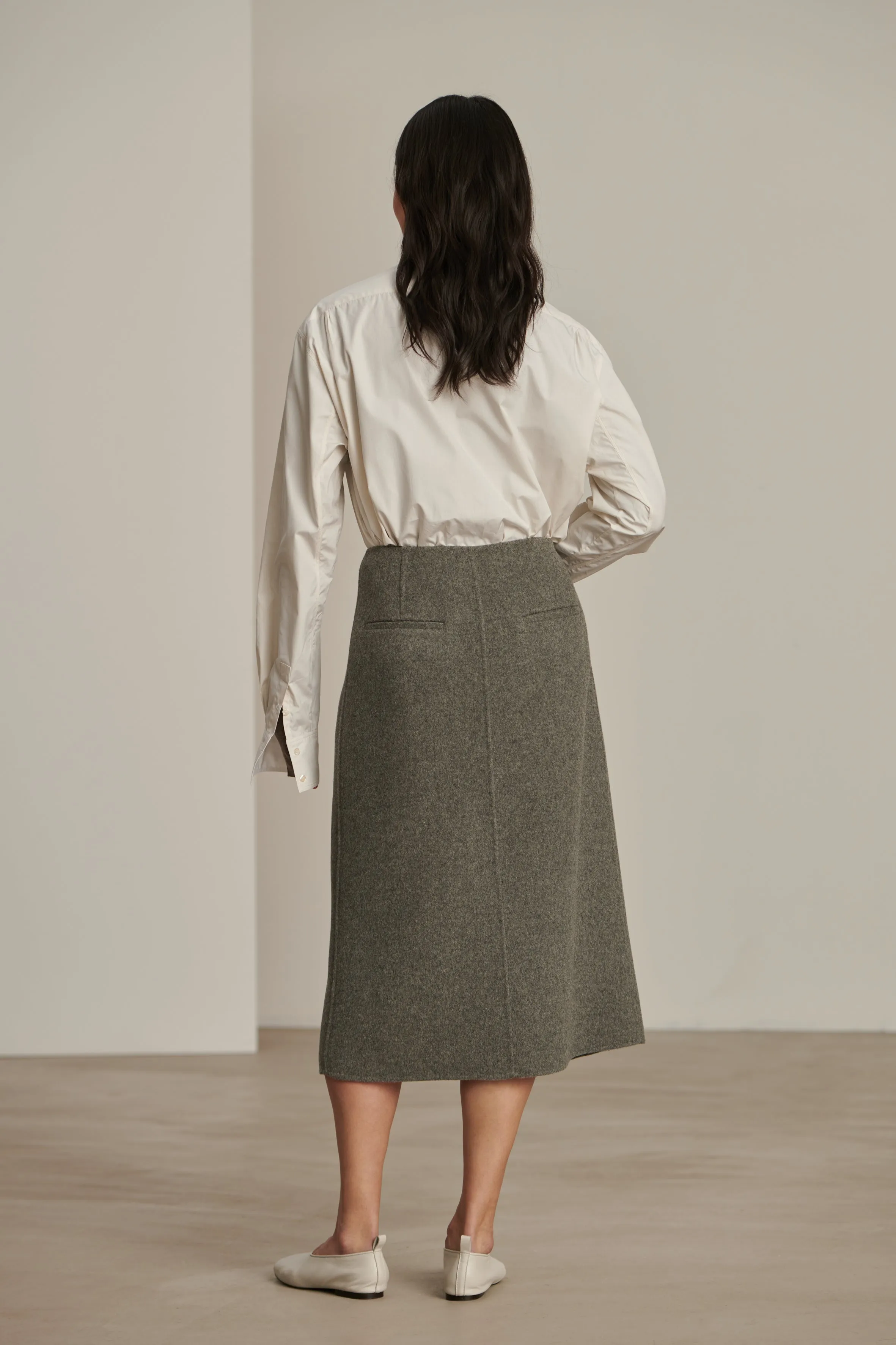 WALES GREY SKIRT