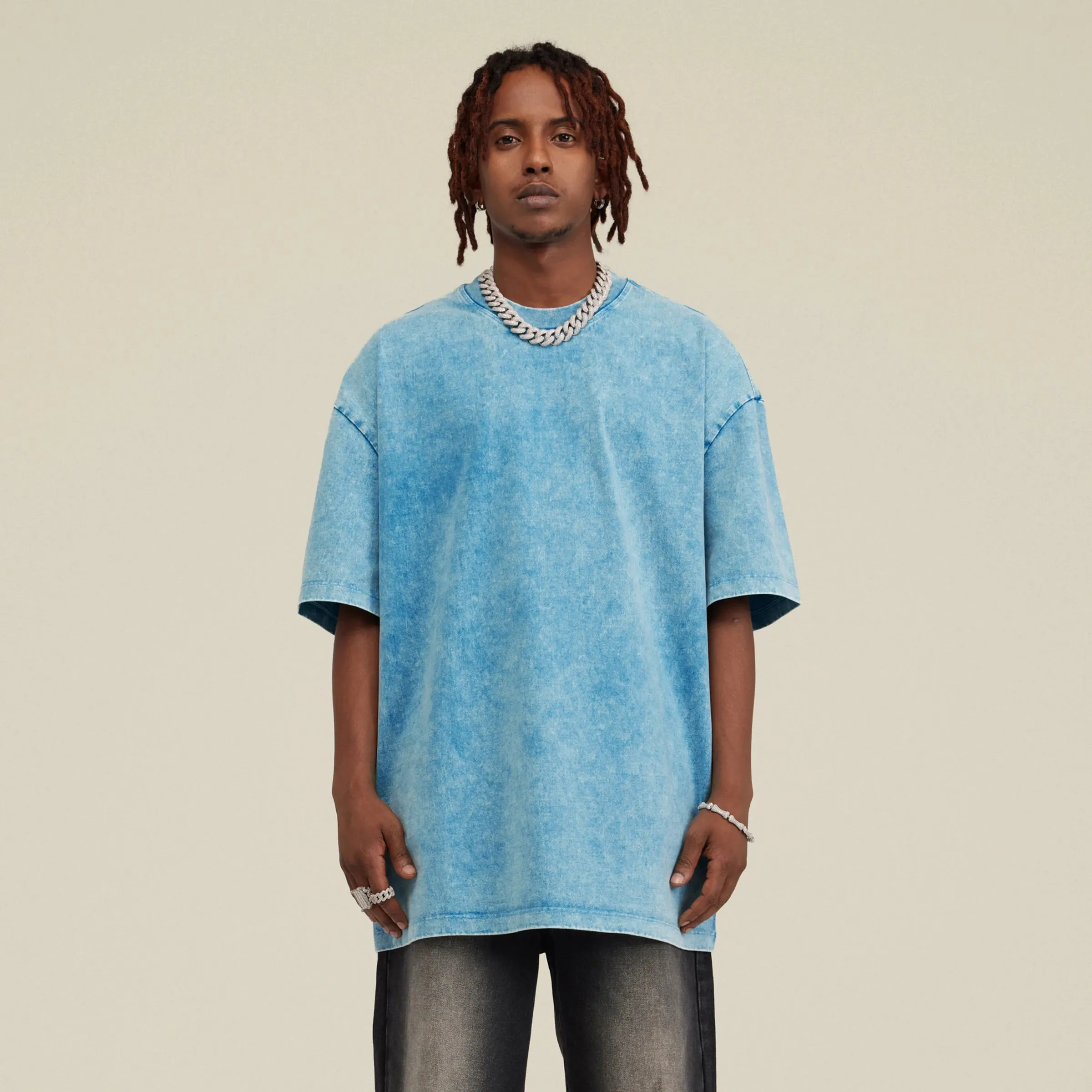 Washed out (snow wash short sleeve)