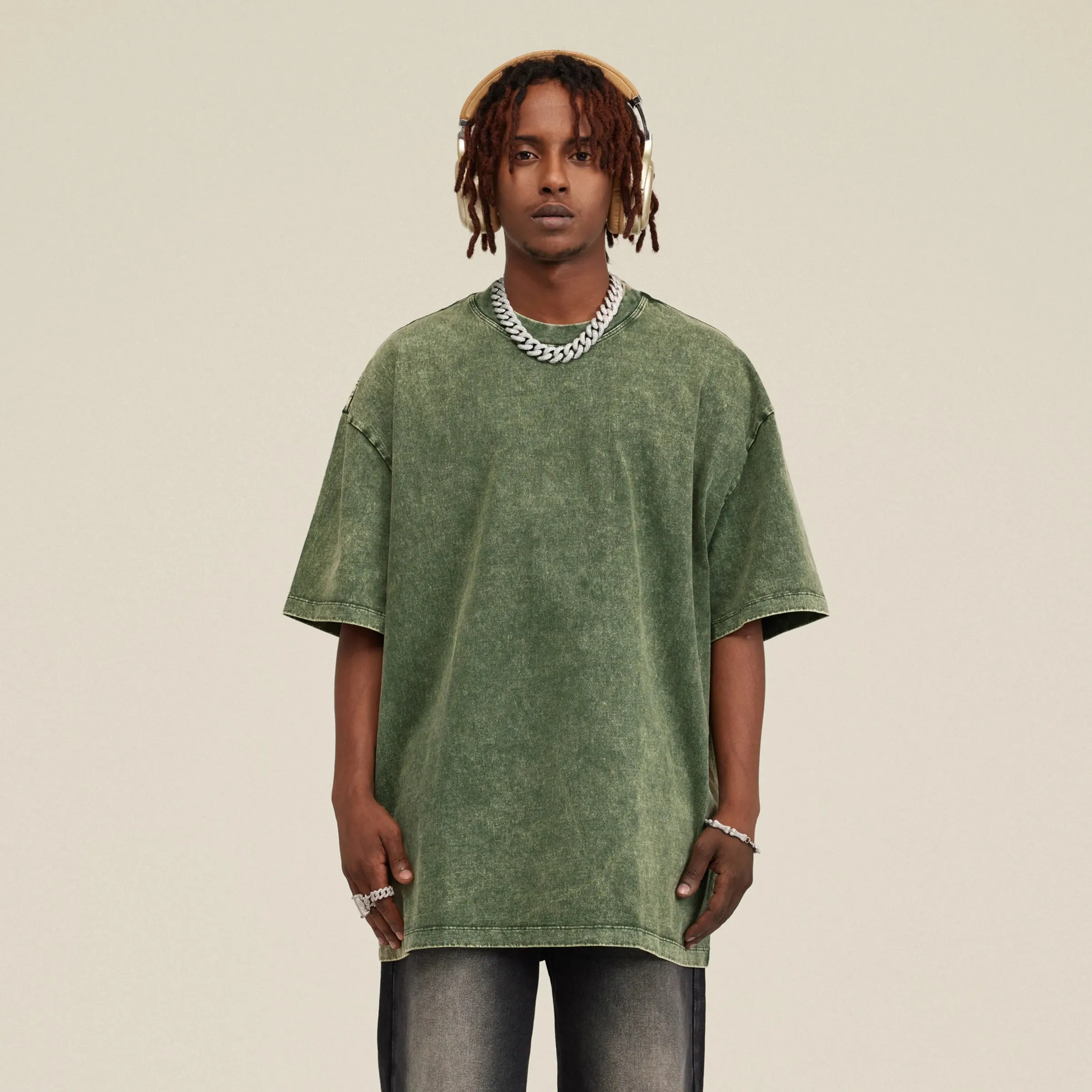 Washed out (snow wash short sleeve)